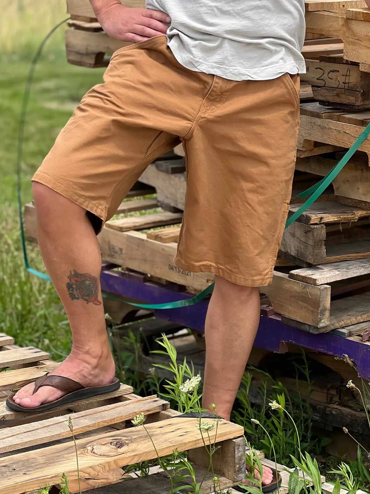 12 oz Duck Canvas Carpenter Short All American Clothing Co.