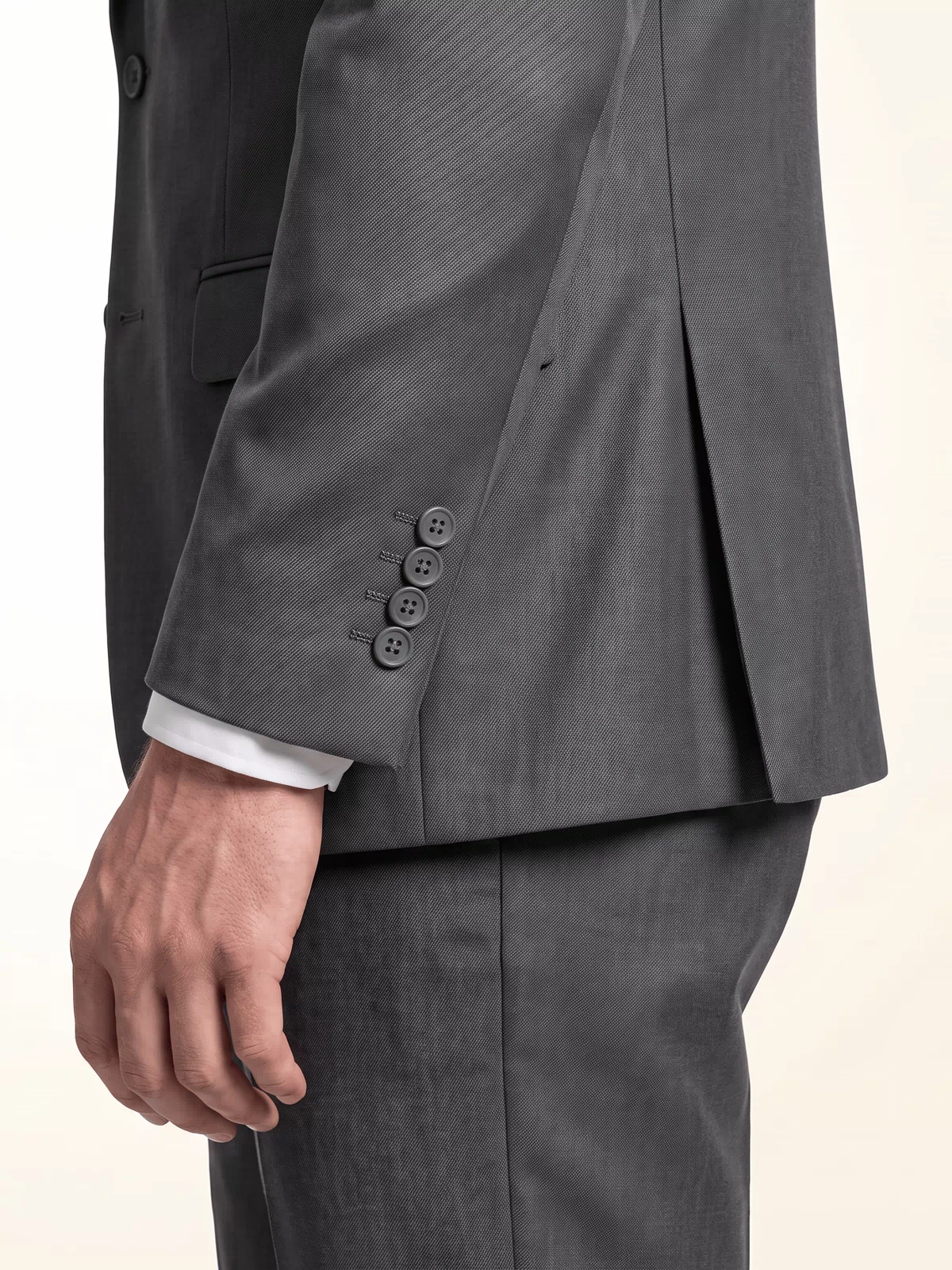 Aesido Aesido Men's Suit 3 Piece Business Casual Jacket For Wedding (Blazer+Vest+Pants)