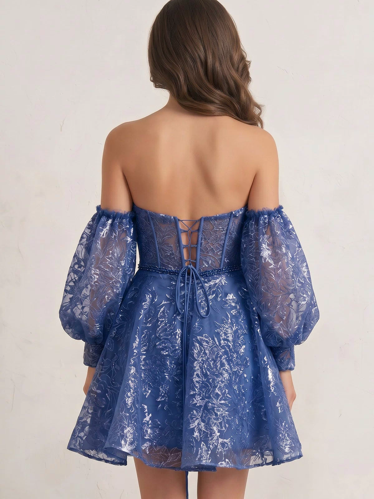 Royal Blue A-Line Sweetheart Homecoming Dress - KISSPROM