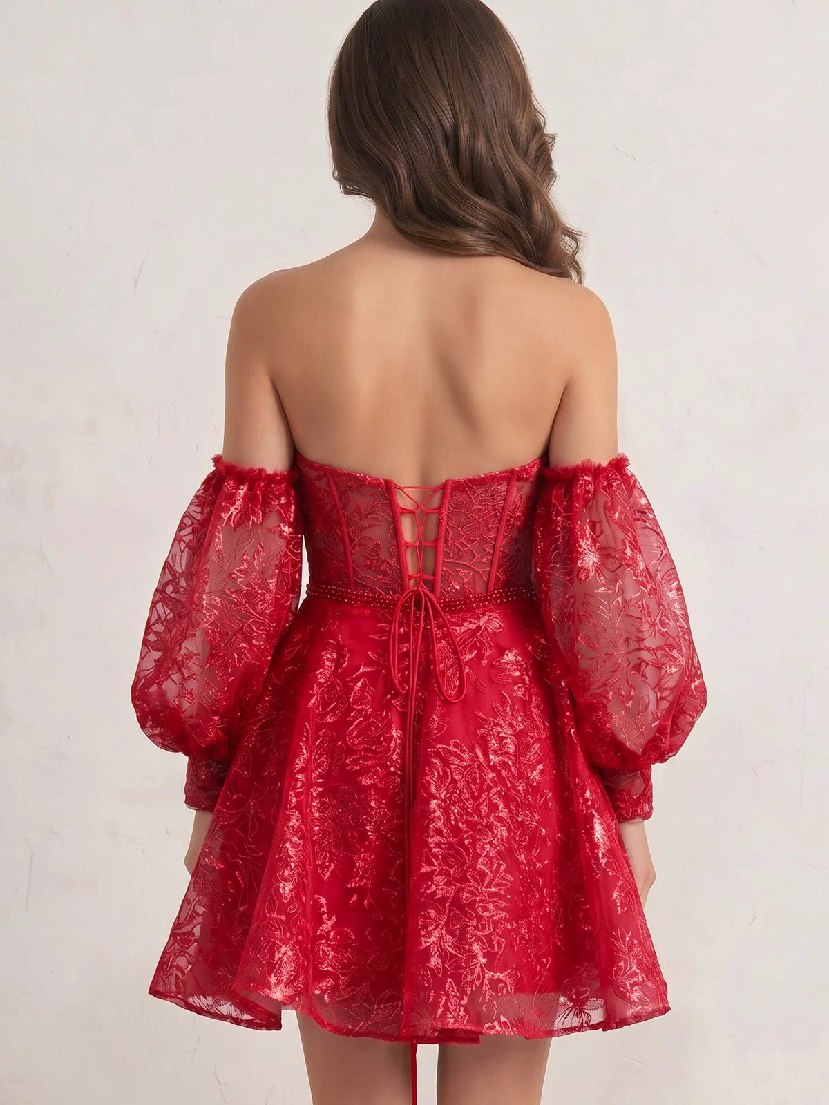 Red A-Line Sweetheart Homecoming Dress - KISSPROM