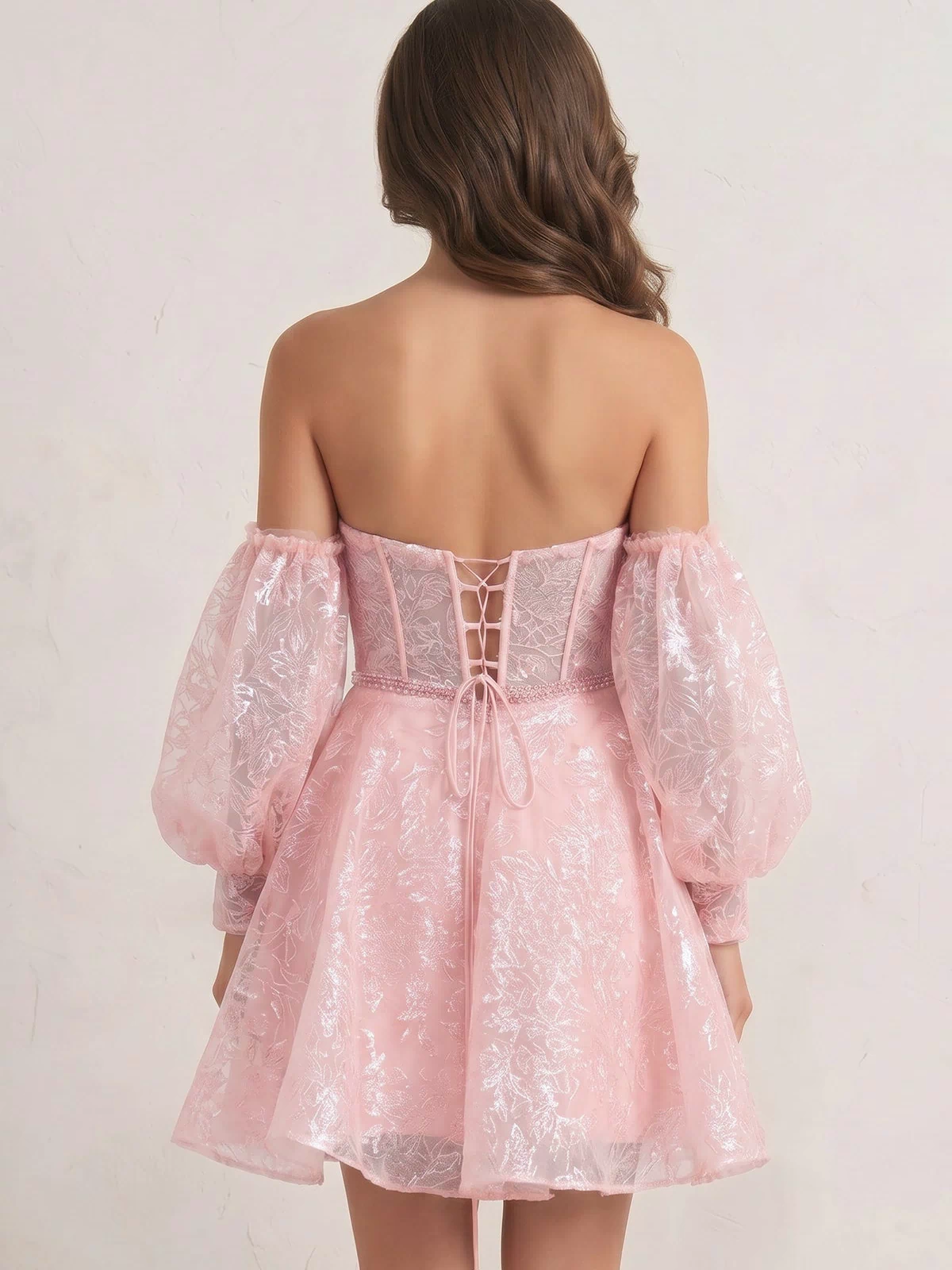 Pink A-Line Sweetheart Homecoming Dress - KISSPROM