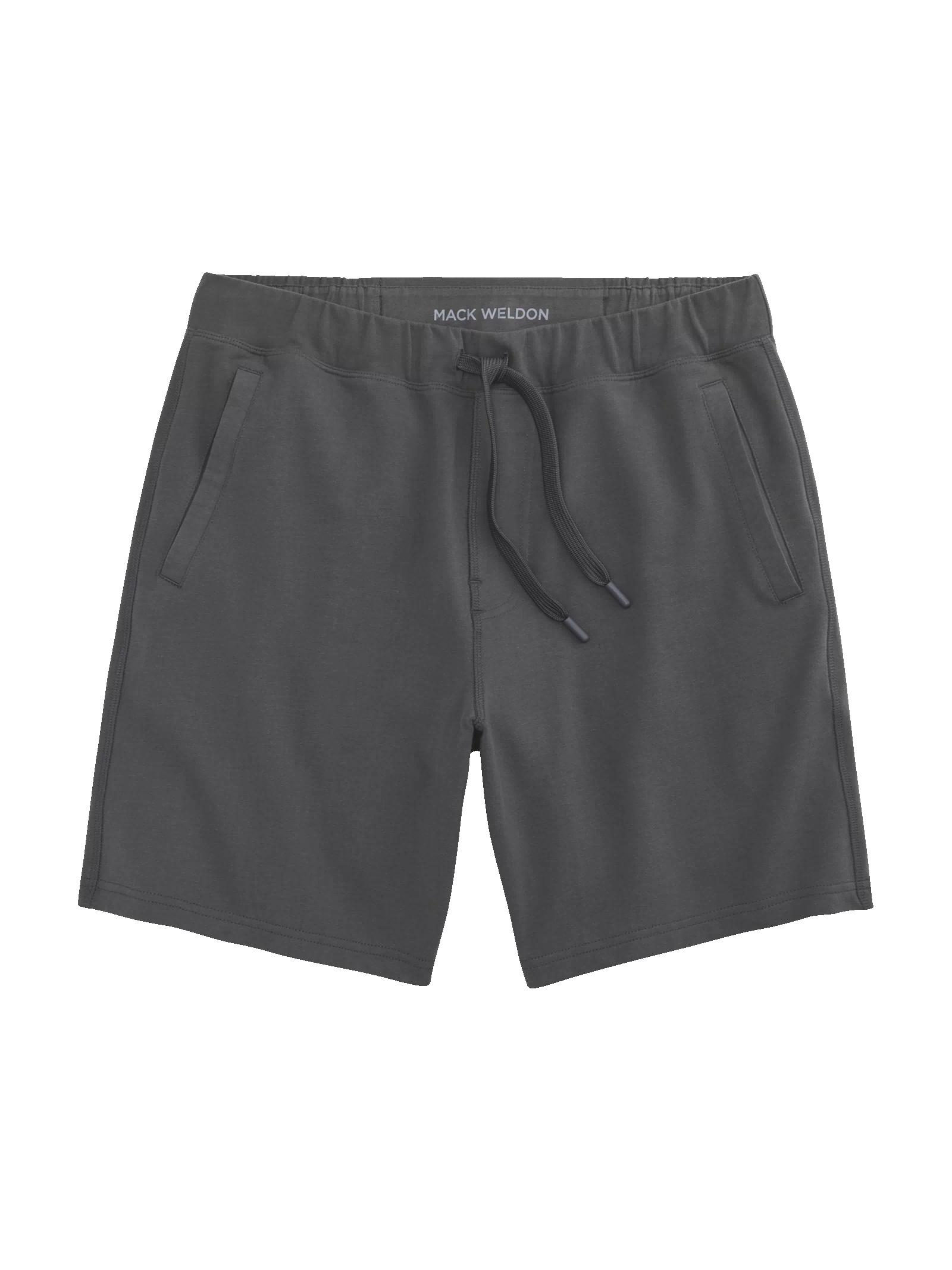 Front view of ACE Sweatshort 7” in Asphalt