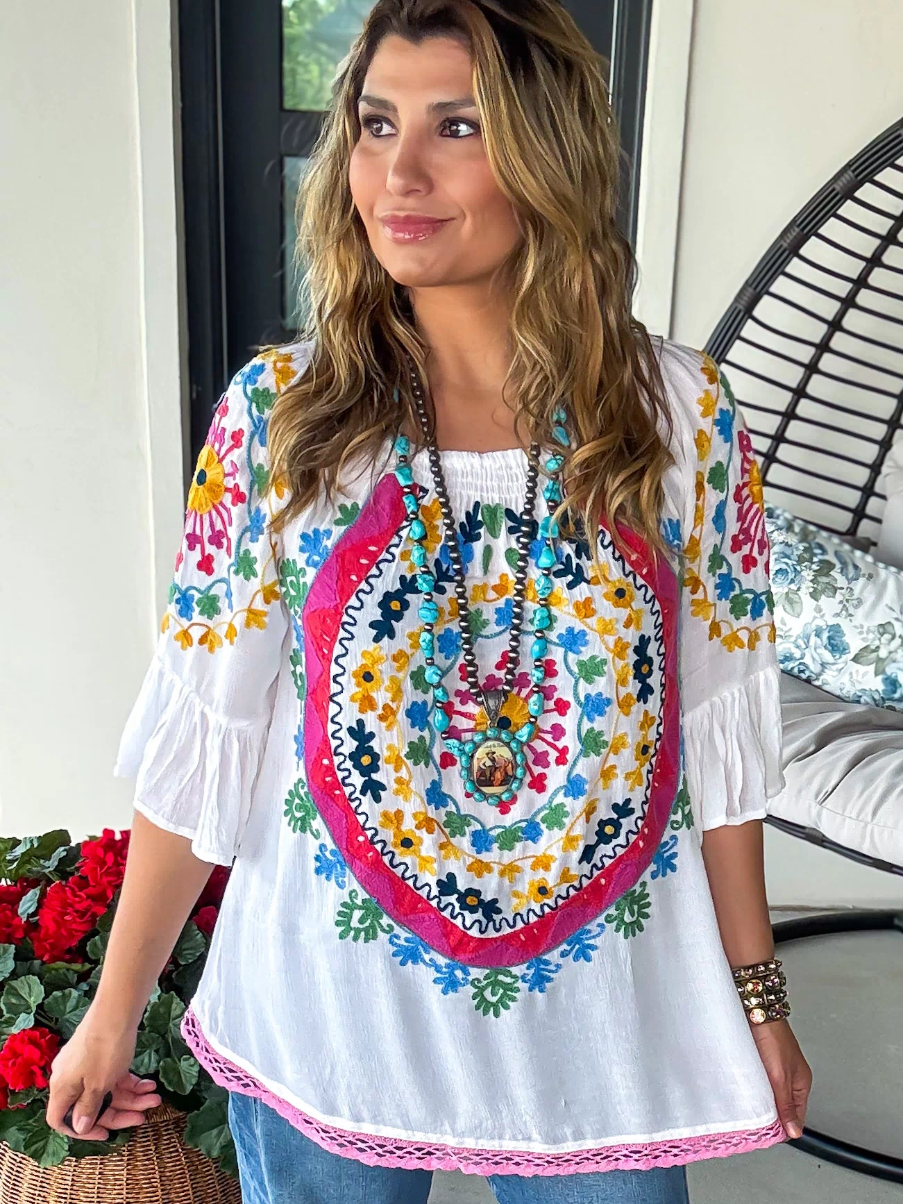 AHB EXCLUSIVE: Sweet Talker Tunic - White