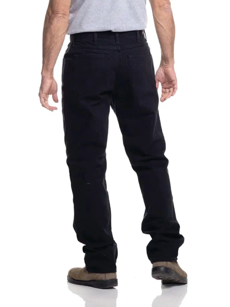 AA101B - Men's Original Jean - Black Denim - Made in USA All American Clothing Co.