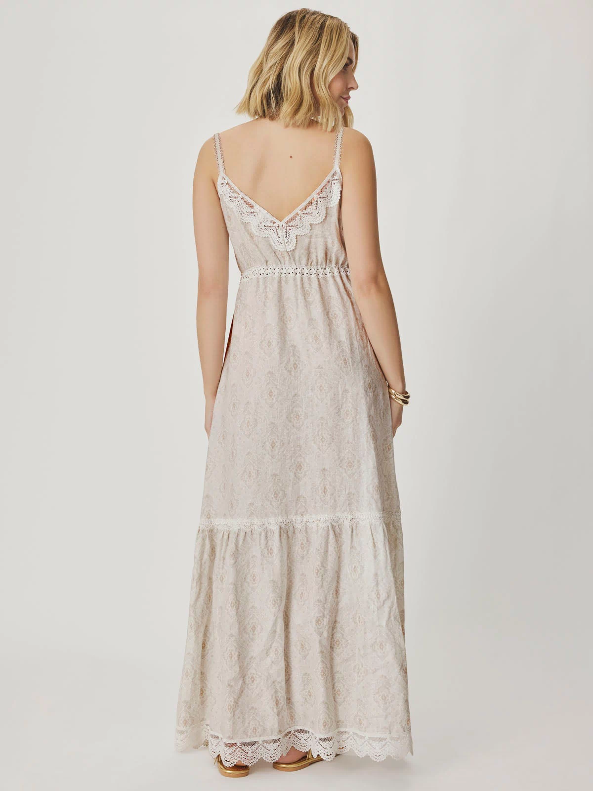 Antique Pearl Paisley