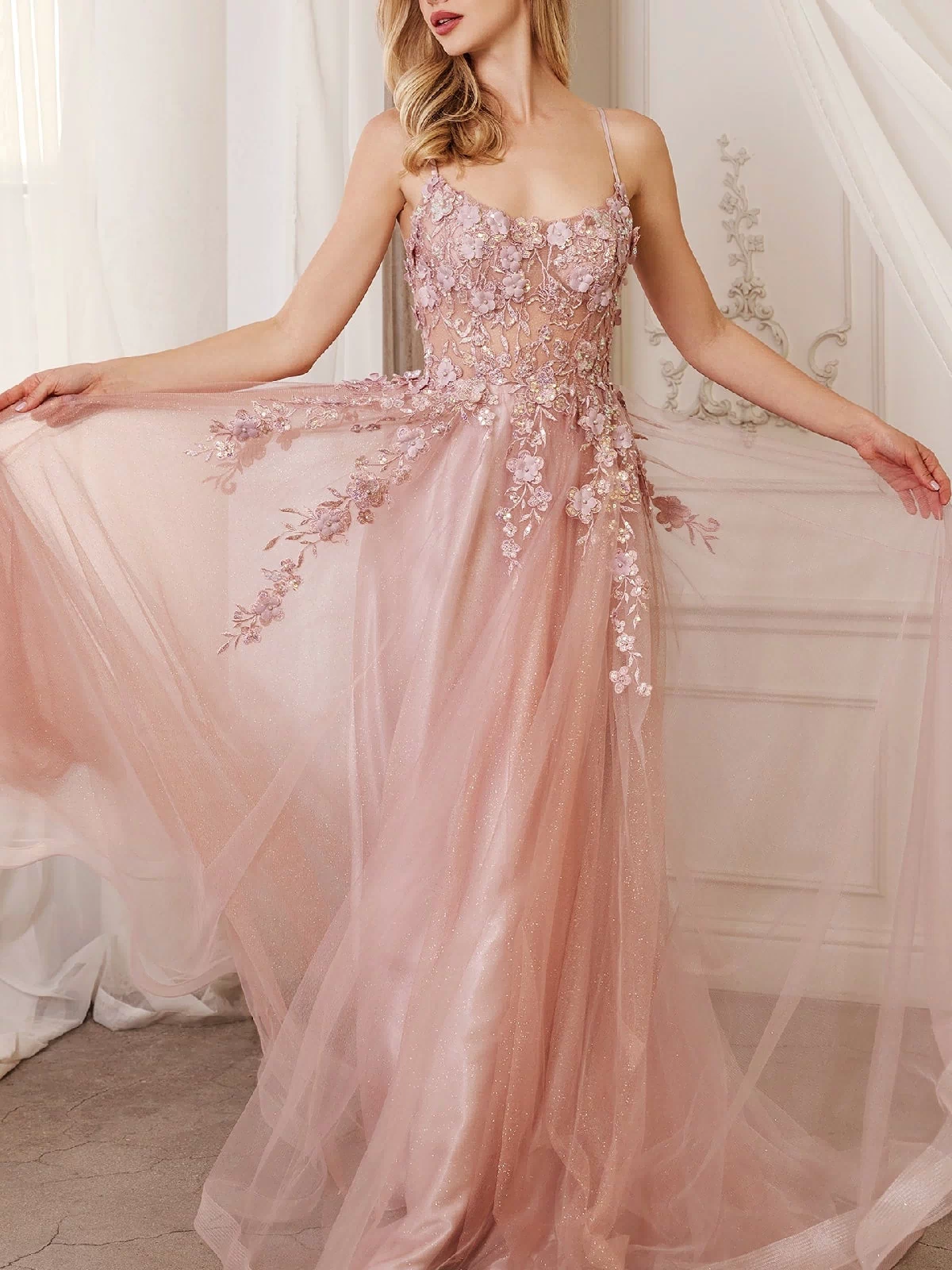 Andrea & Leo Long Formal Dress A1142