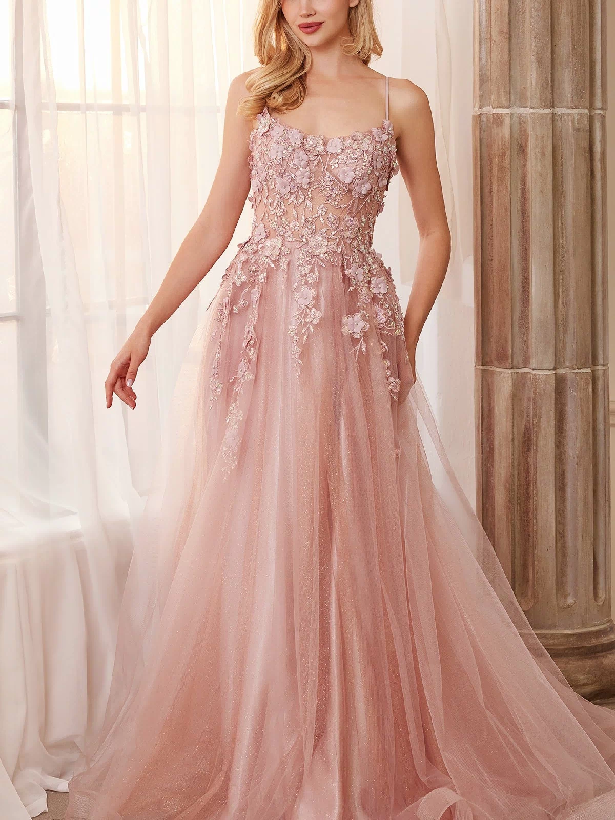 Andrea & Leo Long Formal Dress A1142