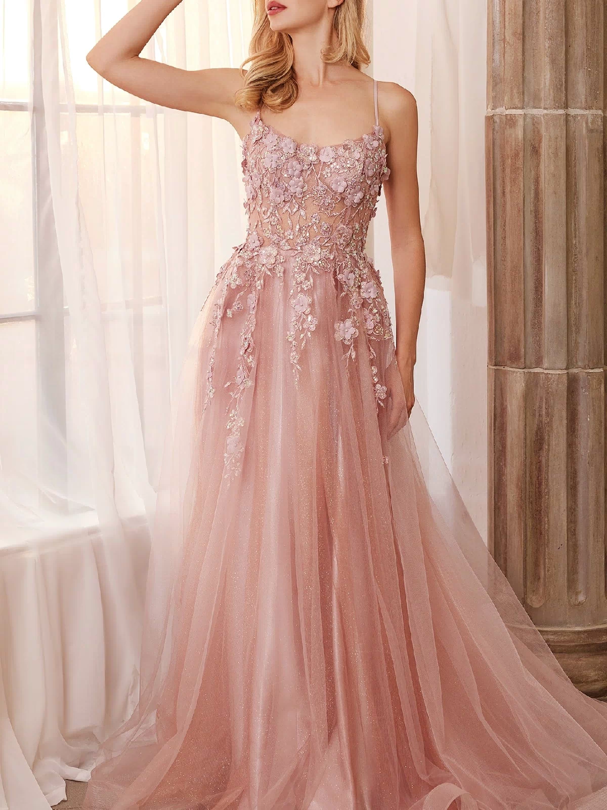 Andrea & Leo Long Formal Dress A1142