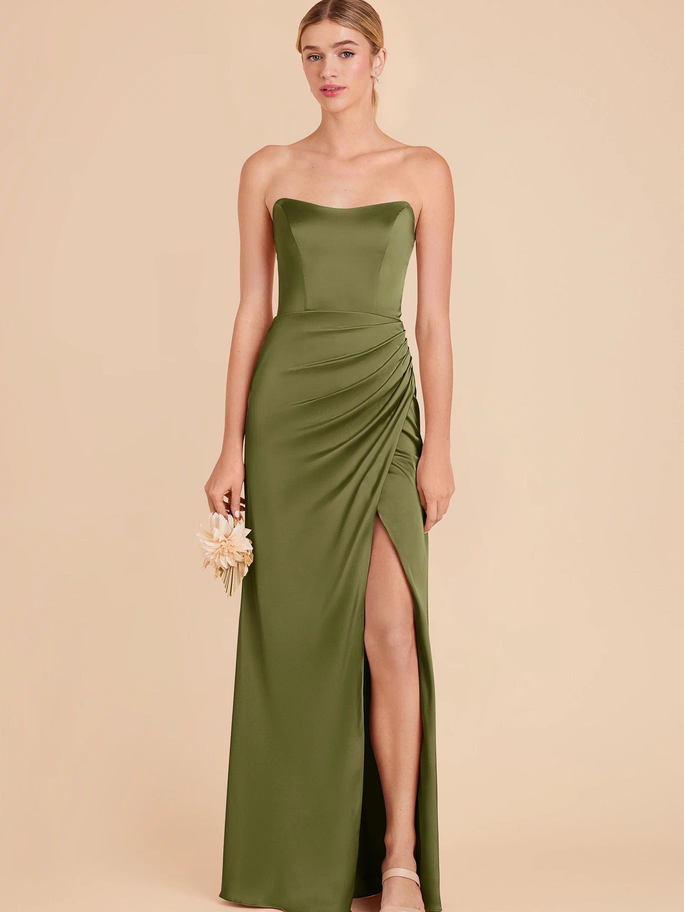 Anne Matte Satin Dress - Martini XXL / MARTINI / Rush Production