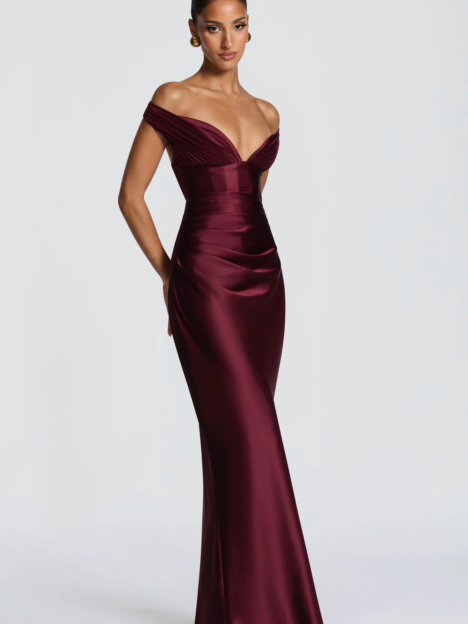 Aurelia Maxi Dress - Cherry Lacquer Dress Babyboo Fashion Premium Exclusive Design