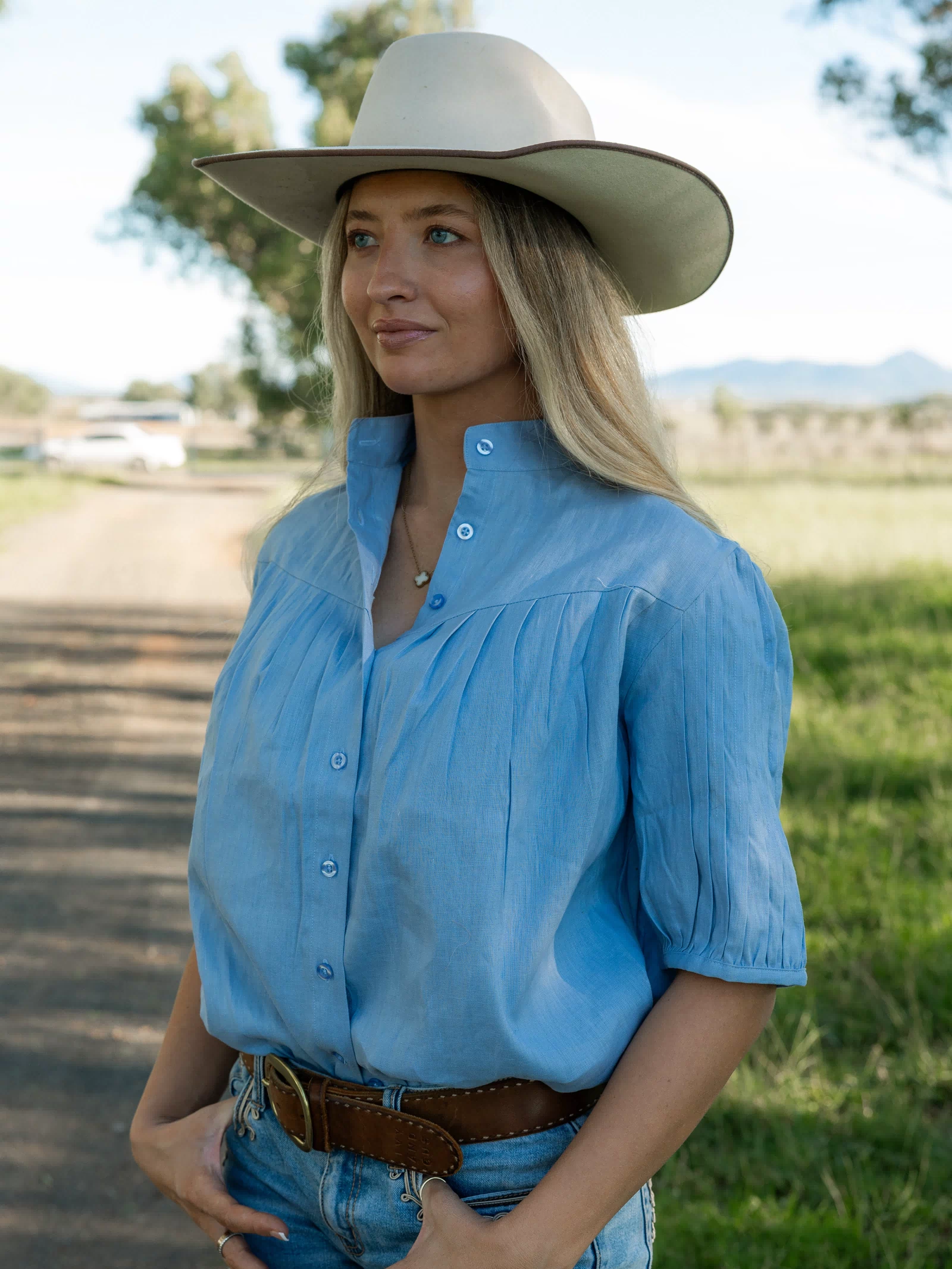 Ava Shirt - Blue