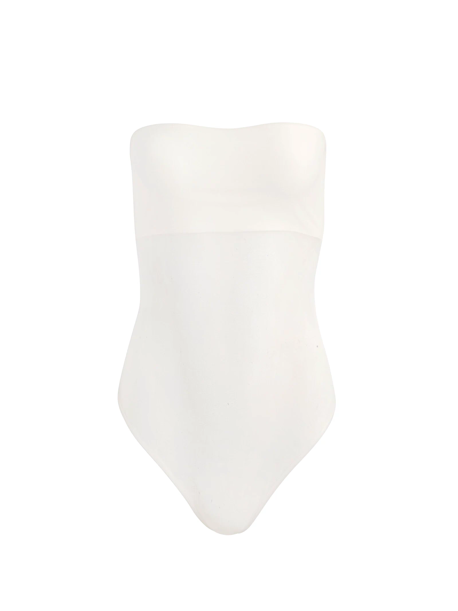 BANDEAU STRAPLESS BODYSUIT - OFF WHITE