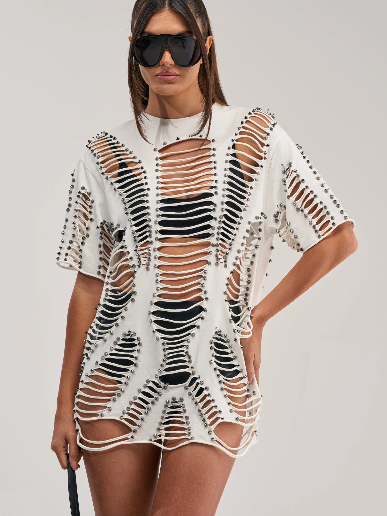 BARELY THERE DISTRESSED TEE