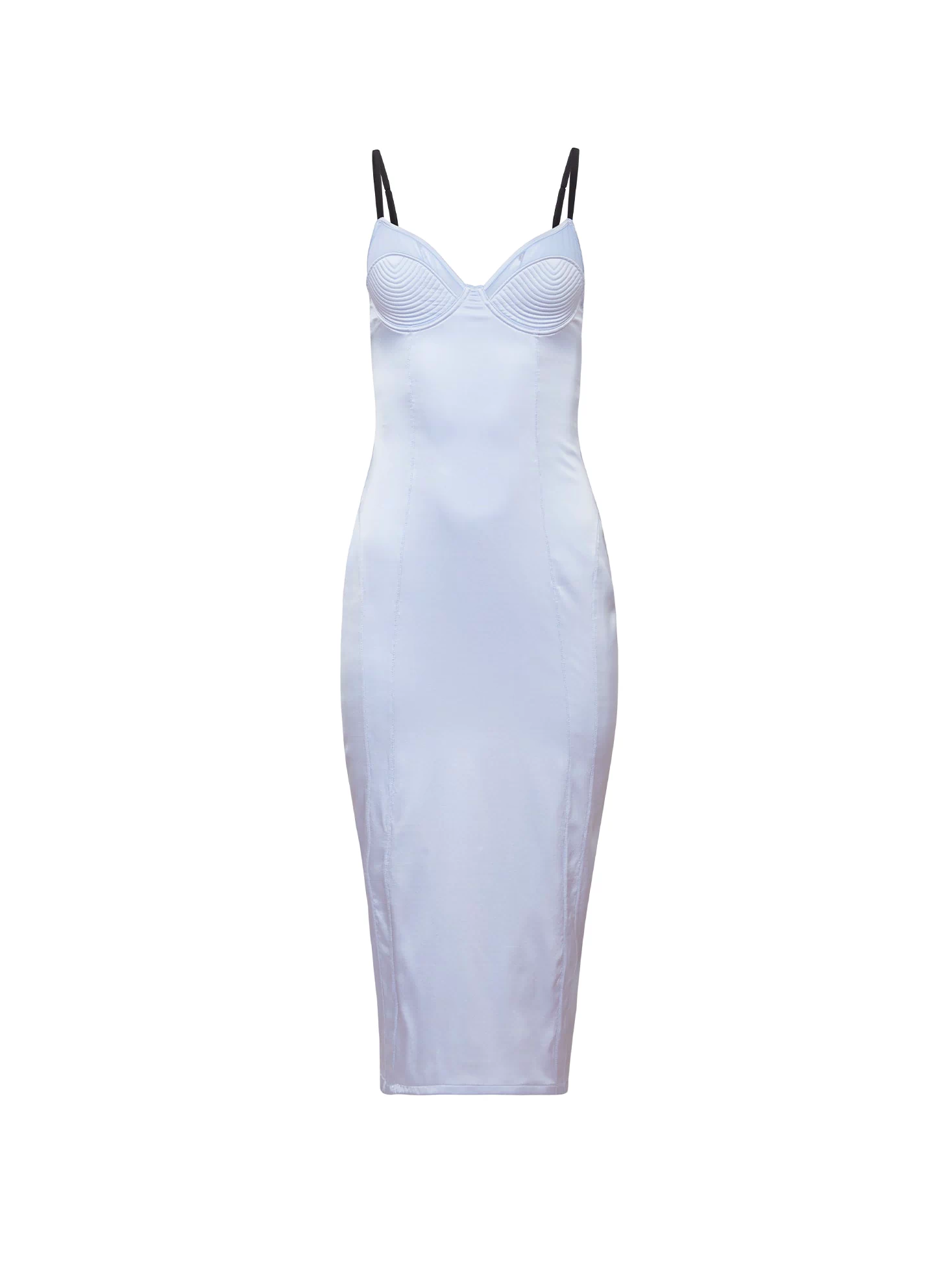 Bebe Midi Slip Dress-ice queen