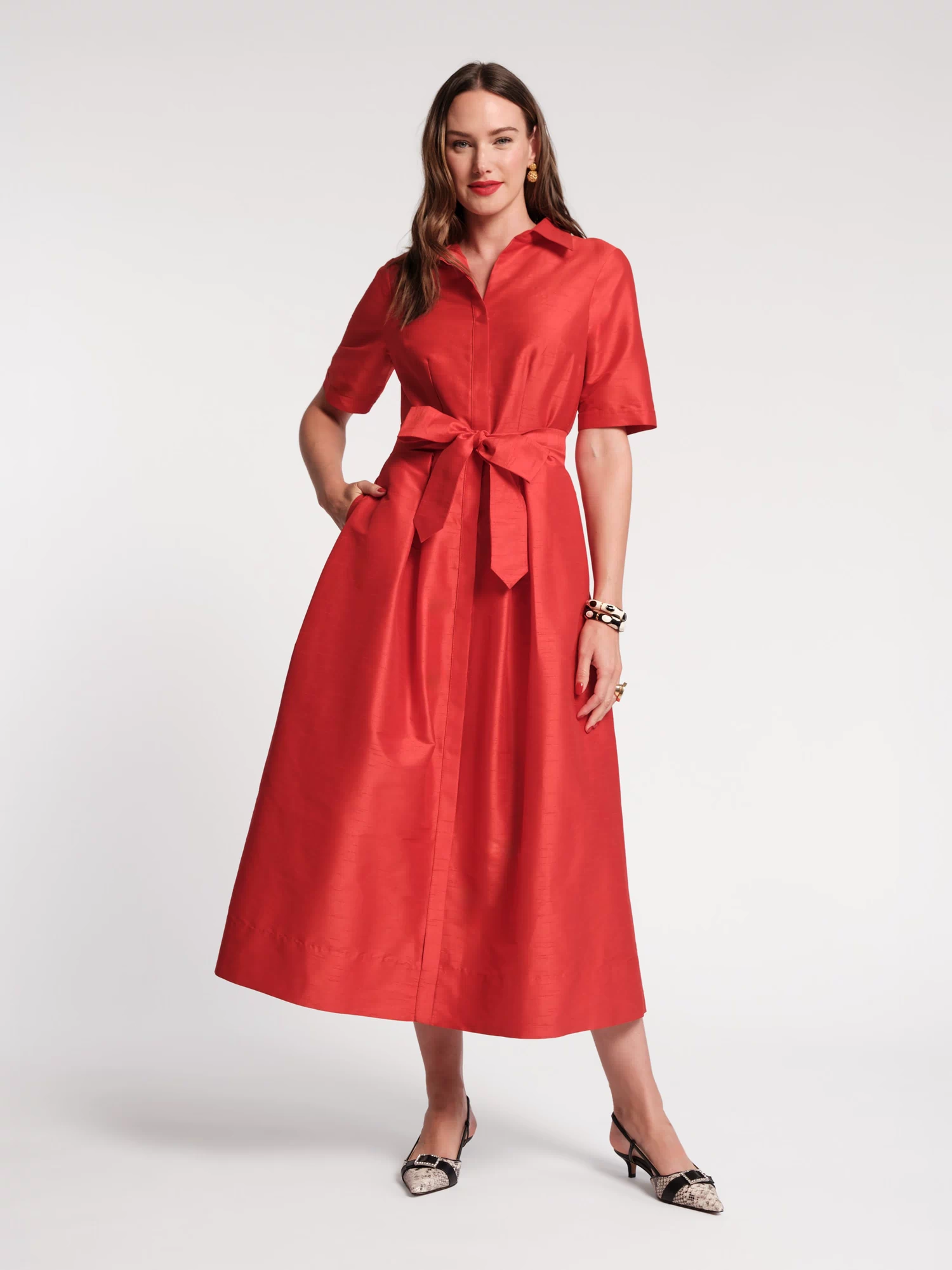 Bella Maxi Dress - Red