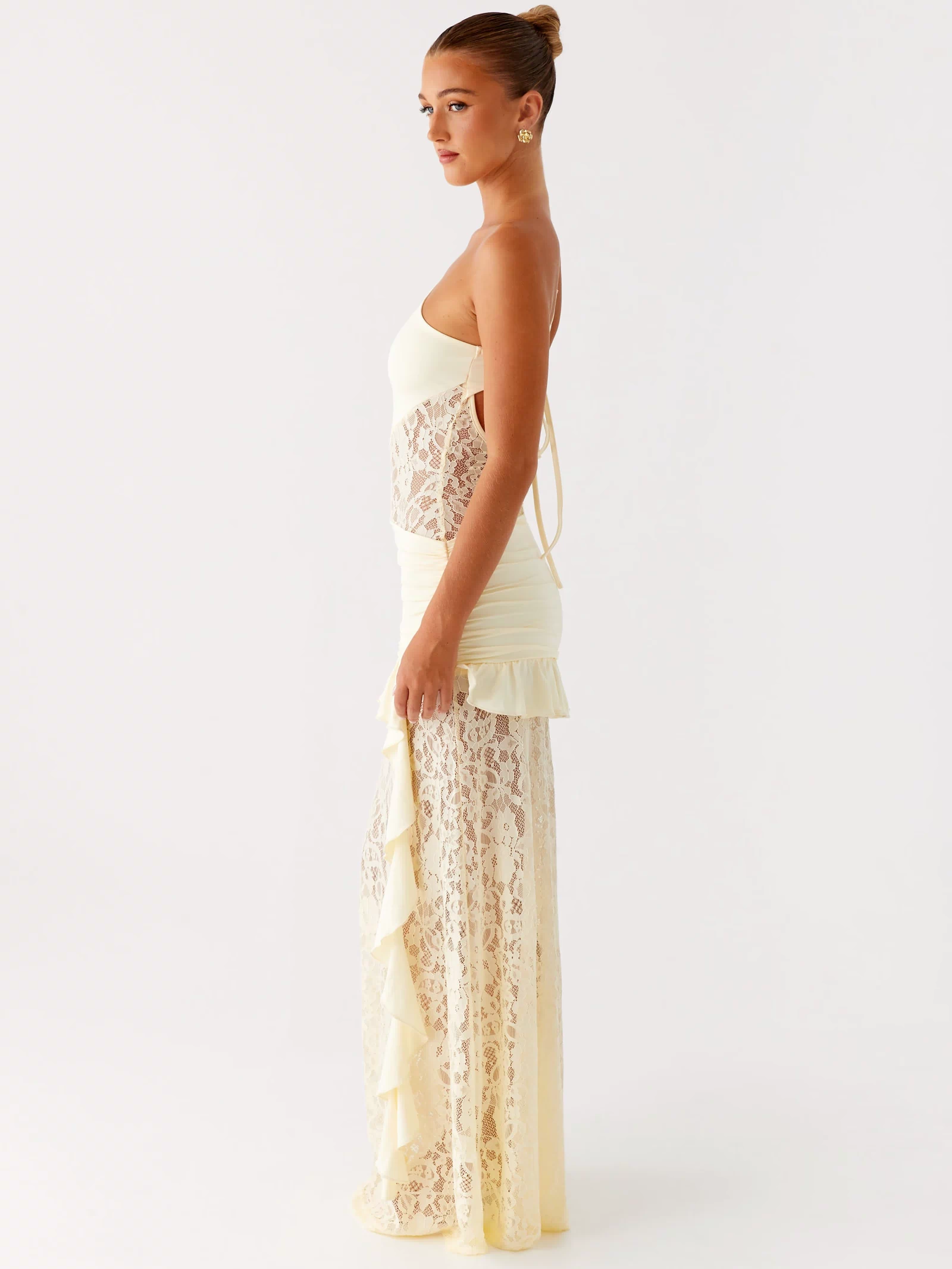 Benita Maxi Dress Yellow 2 Peppermayo