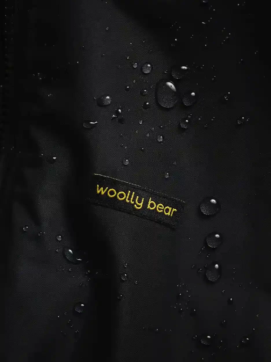 Woolly Bear Women's Black Oversized Winter Coat - Lifestyle 5 - Waterproof Windproof Outerwear