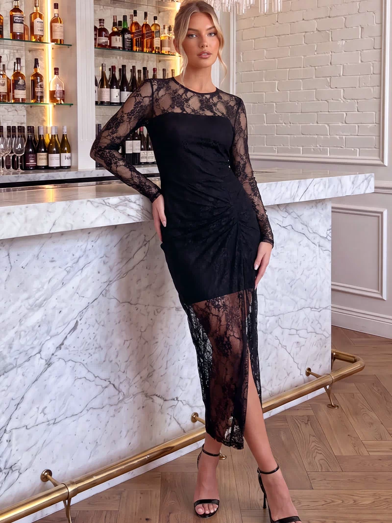 black-lace-overlay-long-sleeve-knot-skirt-midi-dress-2.jpg