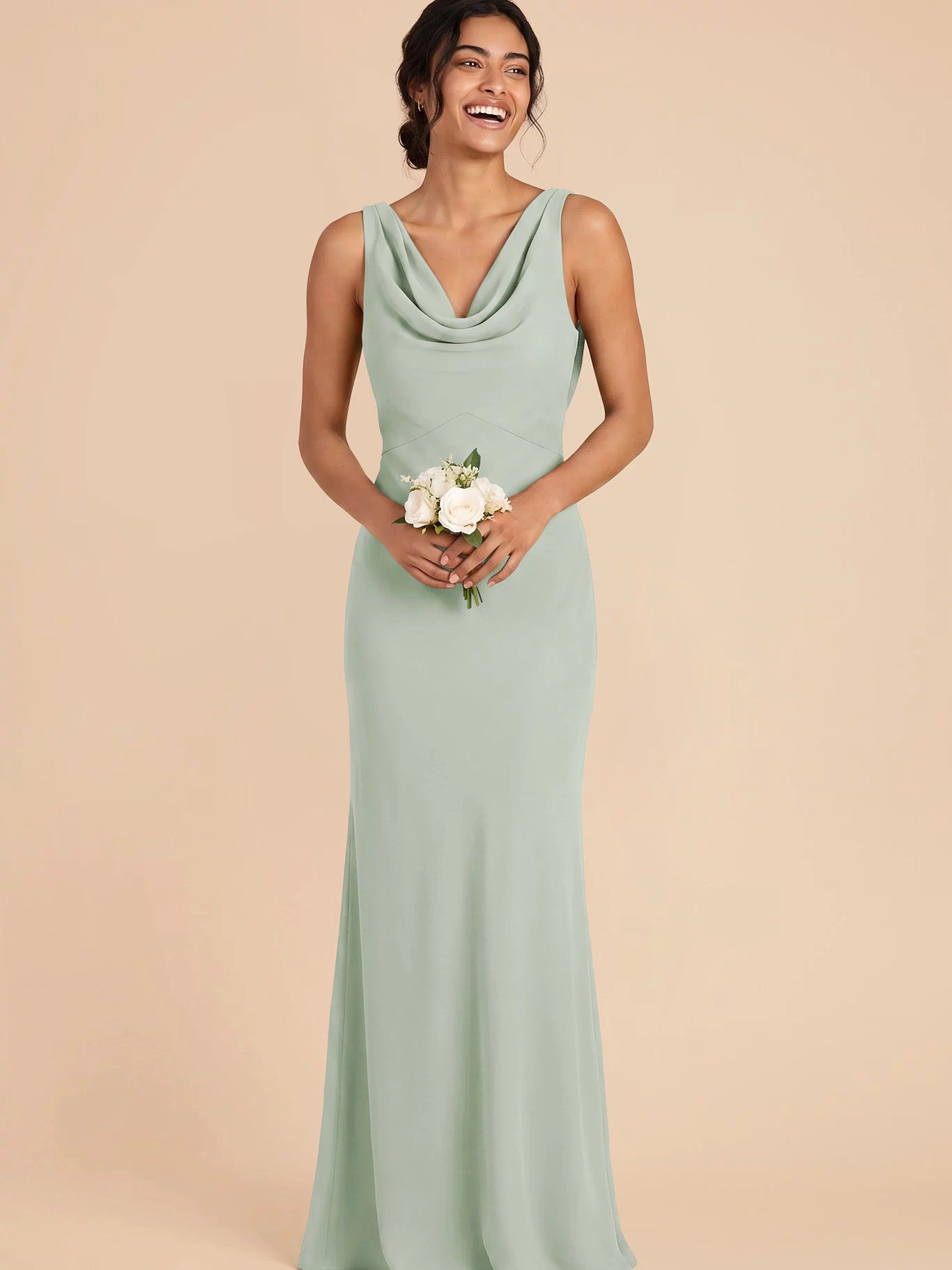Bonnie Chiffon Dress - Sage XXL / SAGE / Rush Production