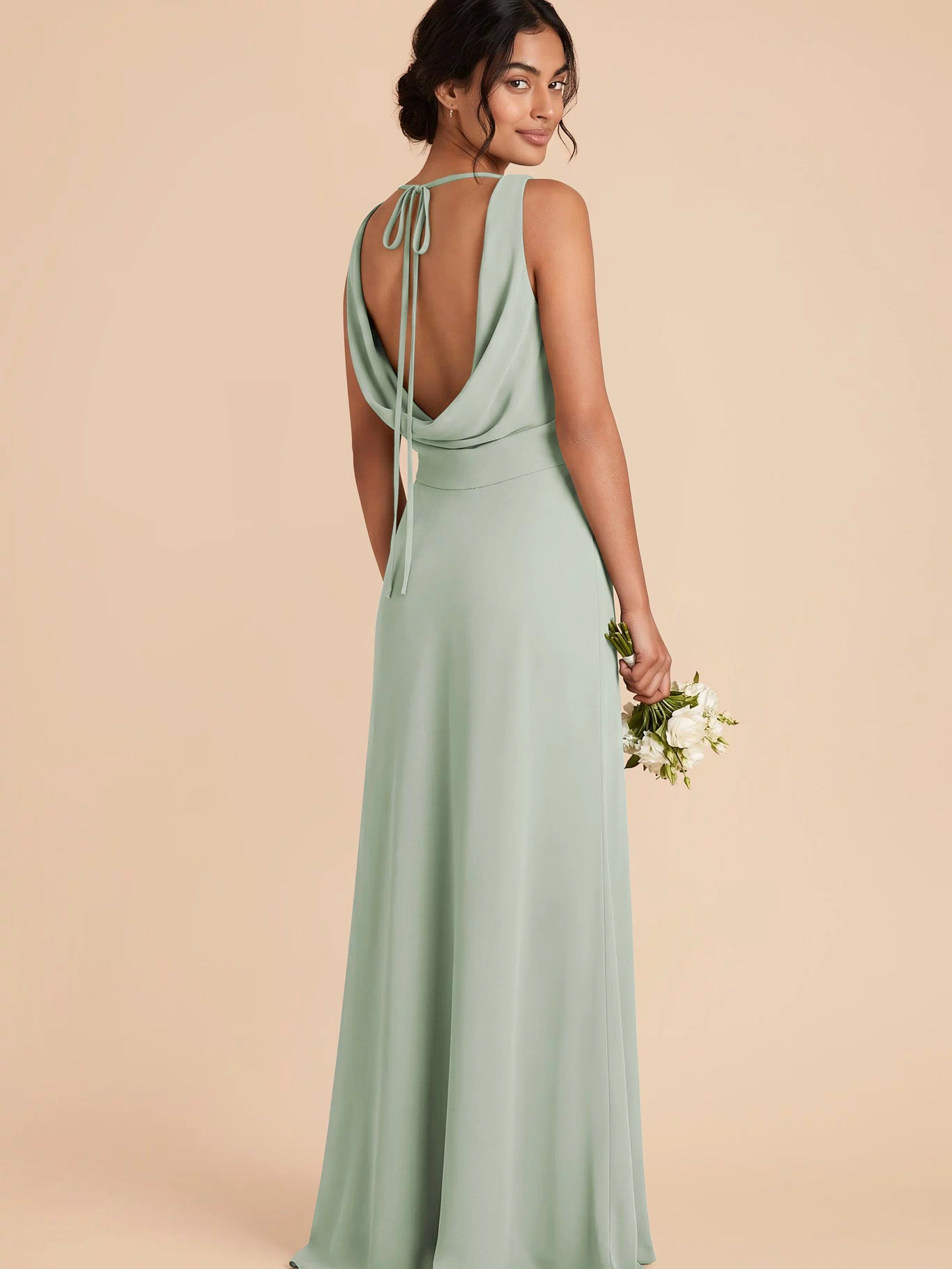 Bonnie Chiffon Dress - Sage XXL / SAGE / Rush Production