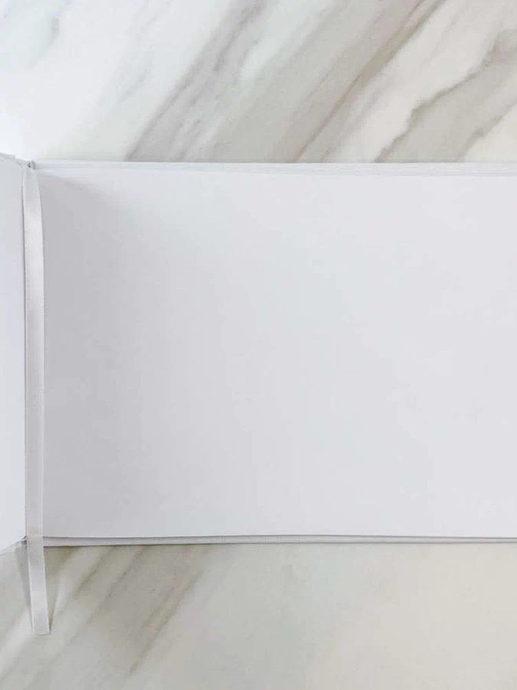 Guest book blank inside pages