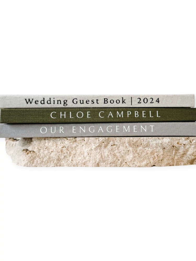 Custom Spine Printing for A4 Guest Book