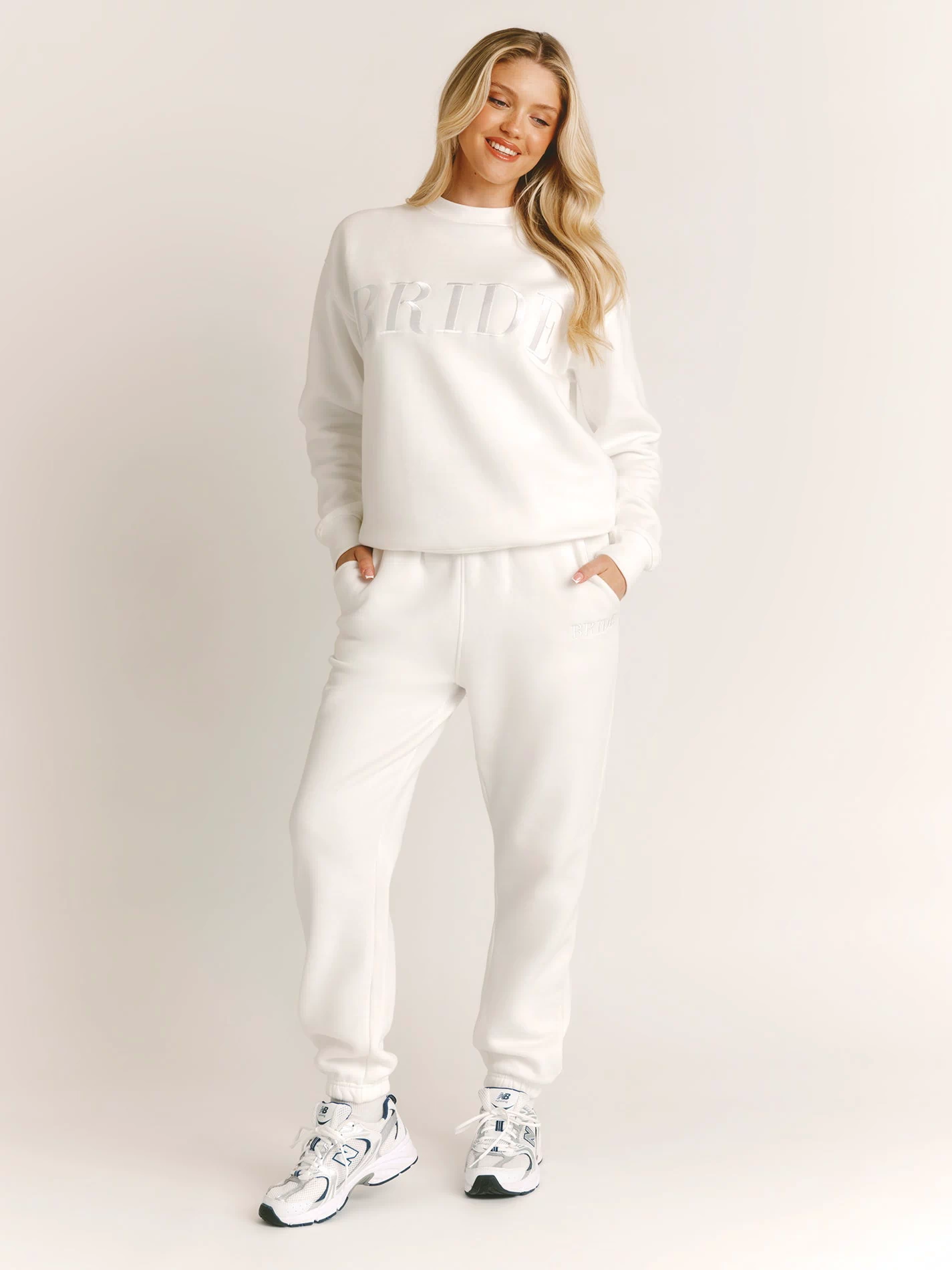Bride Statement Sweatshirt - White