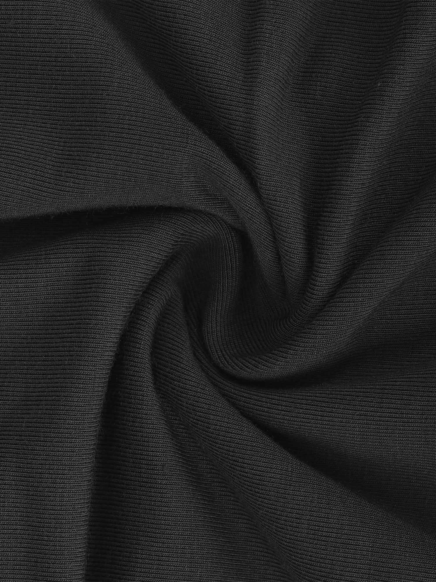 Popilush® shapewear dress: Close-up of soft, black, breathable modal fabric