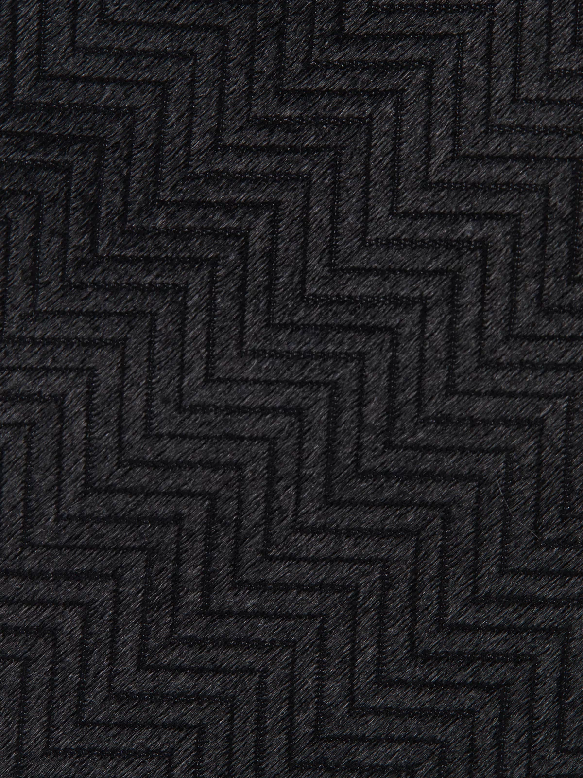 Herringbone Black Bow Tie Swatch Image