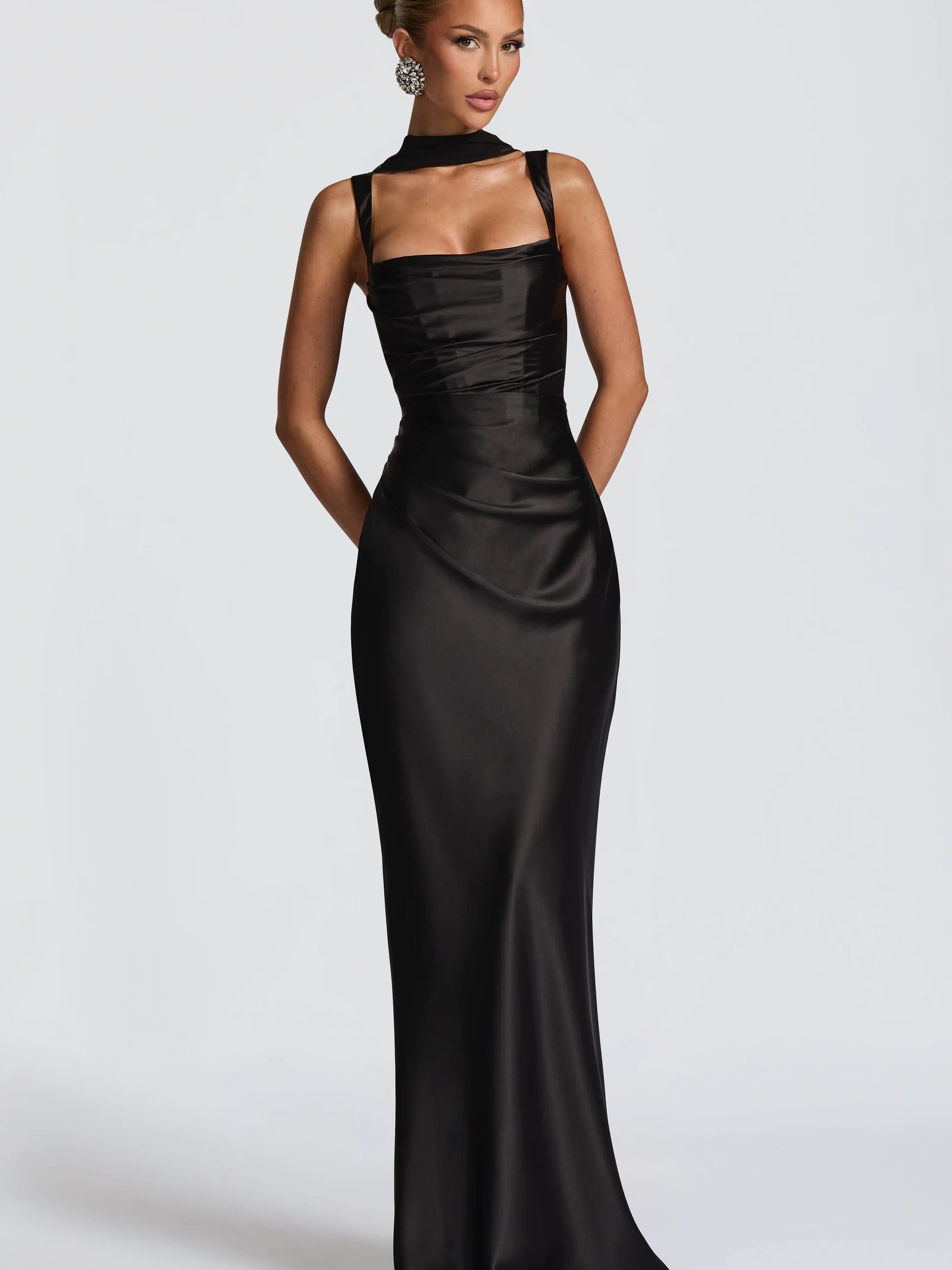 Calanthe Maxi Dress - Black Dress Babyboo Fashion Premium Exclusive Design