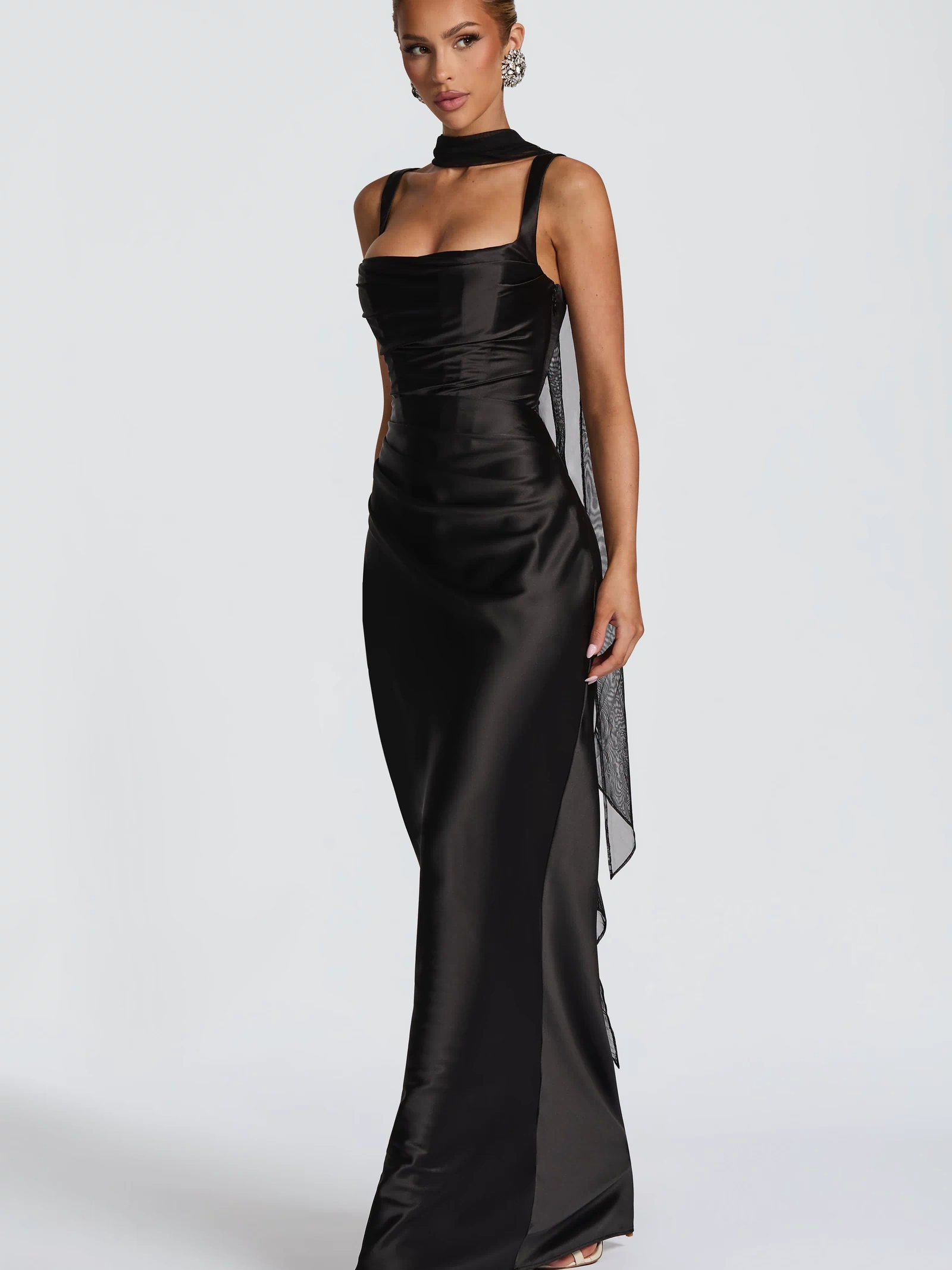 Calanthe Maxi Dress - Black Dress Babyboo Fashion Premium Exclusive Design