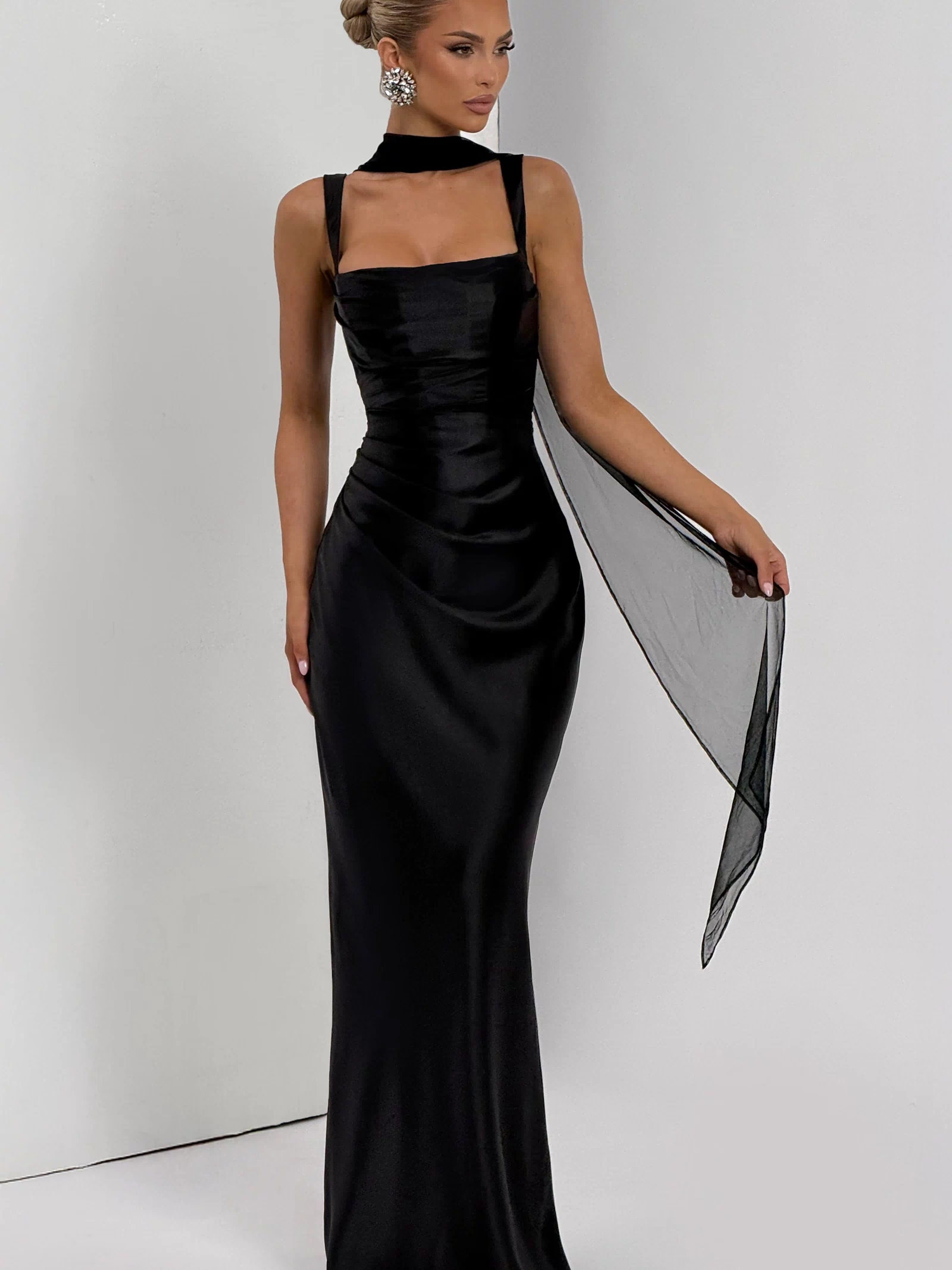 Calanthe Maxi Dress - Black Dress Babyboo Fashion Premium Exclusive Design