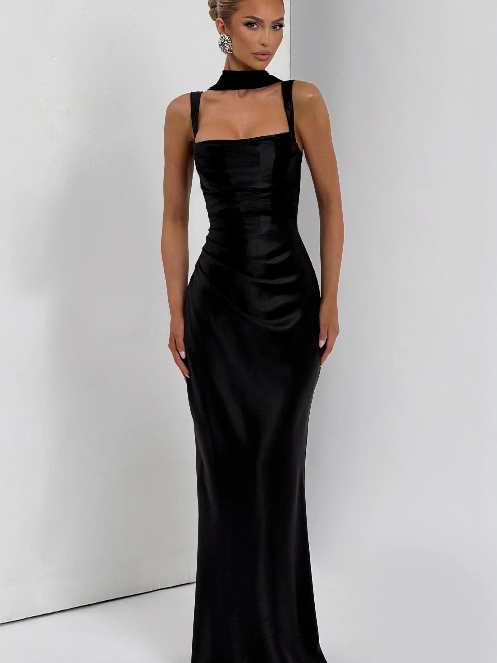 Calanthe Maxi Dress - Black Dress Babyboo Fashion Premium Exclusive Design
