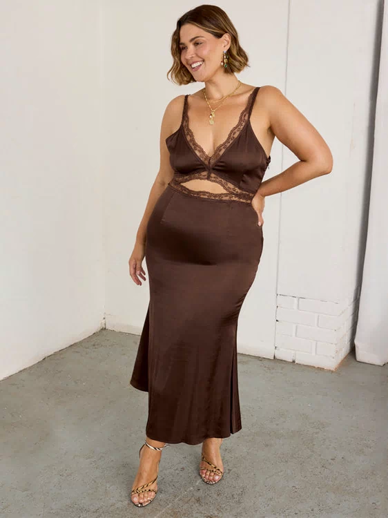 Chocolate Mimi Dress