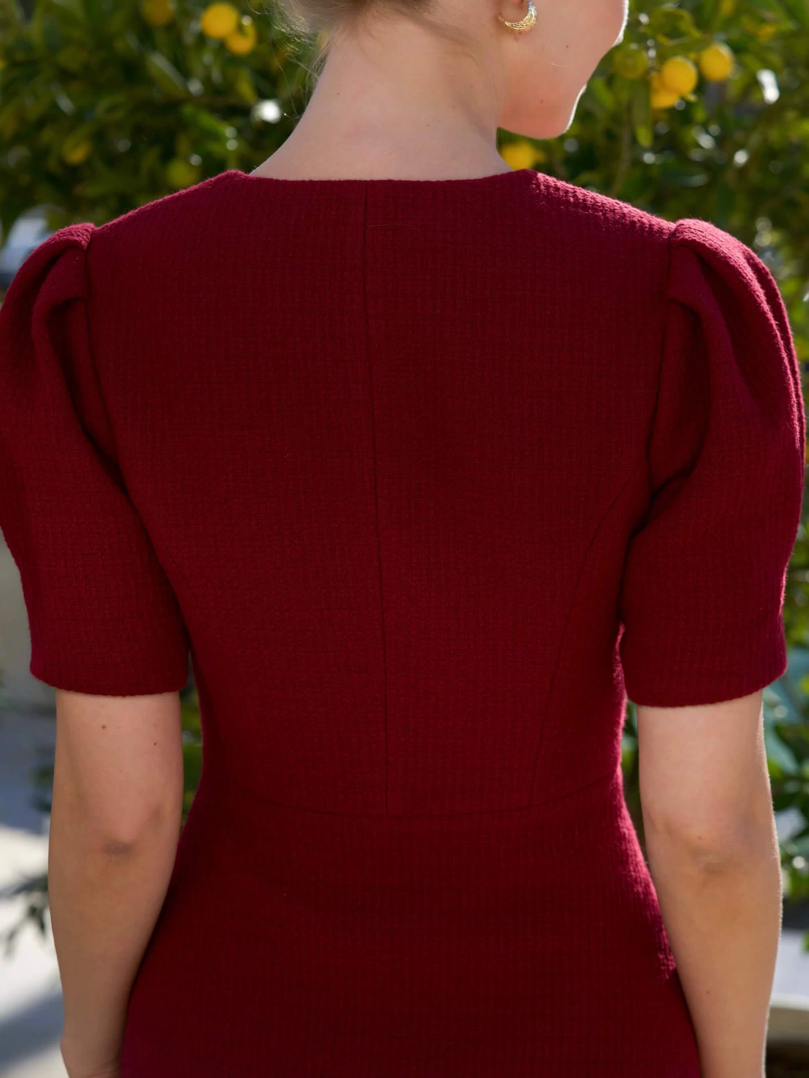 Matilda Cotton Tweed Dress Dresses Gaâla