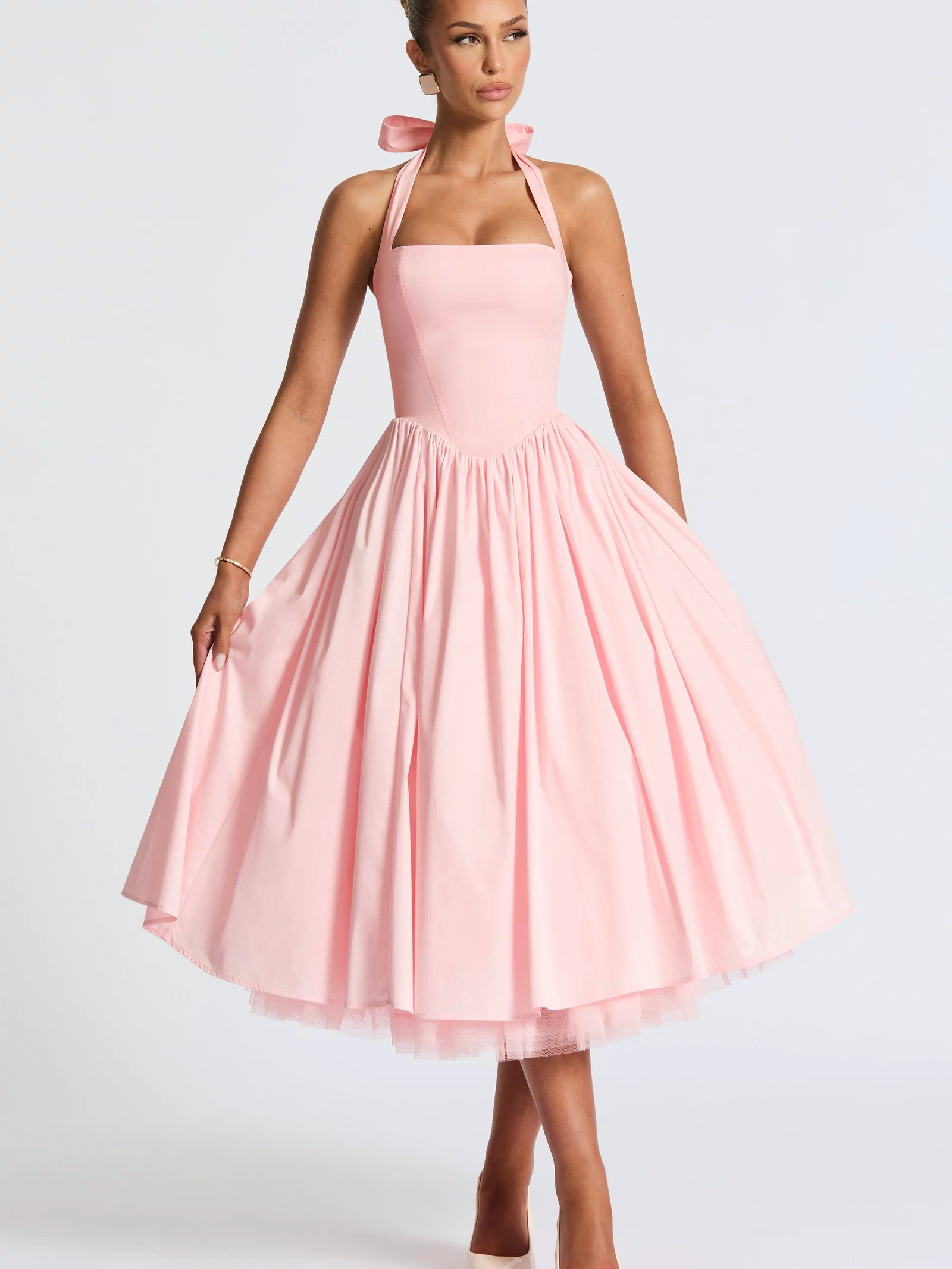 Cressida Midi Dress - Blush