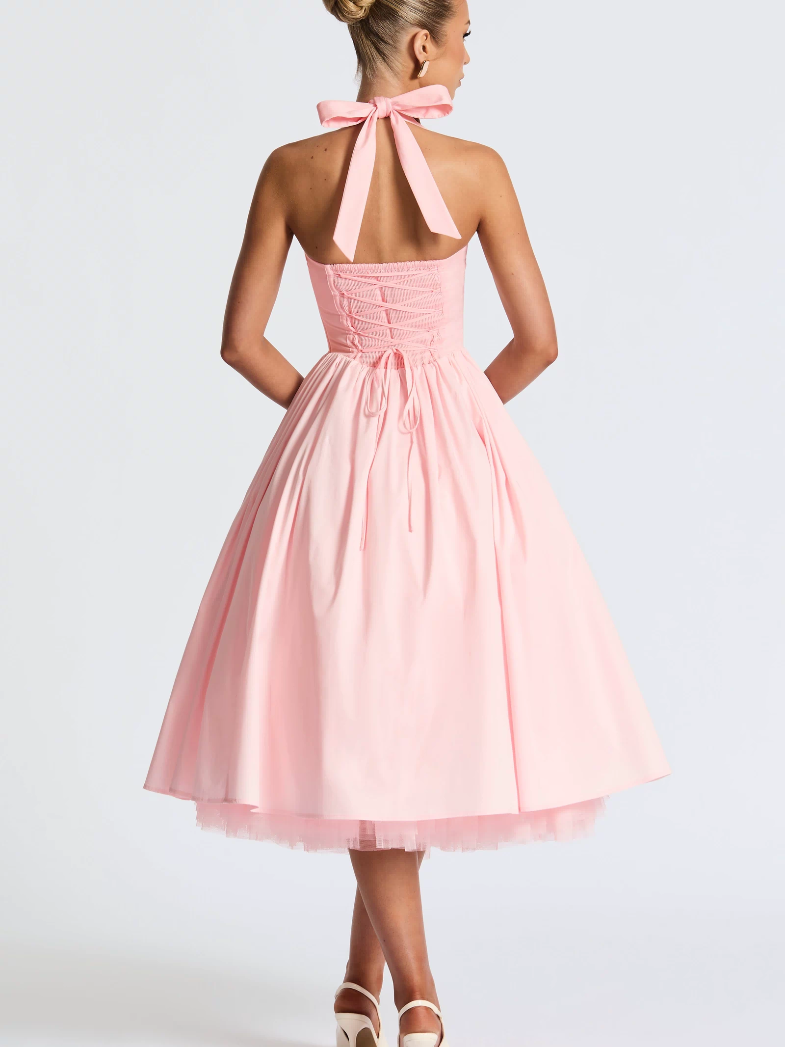Cressida Midi Dress - Blush Dress Babyboo Fashion Premium Exclusive Design