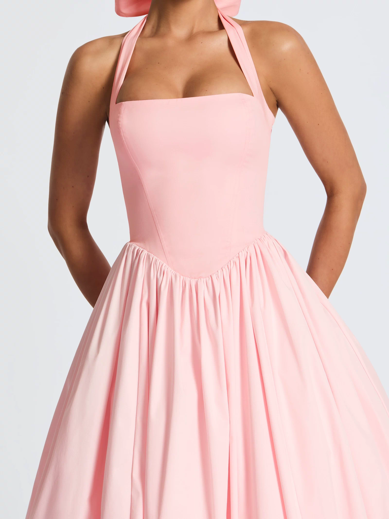 Cressida Midi Dress - Blush Dress Babyboo Fashion Premium Exclusive Design