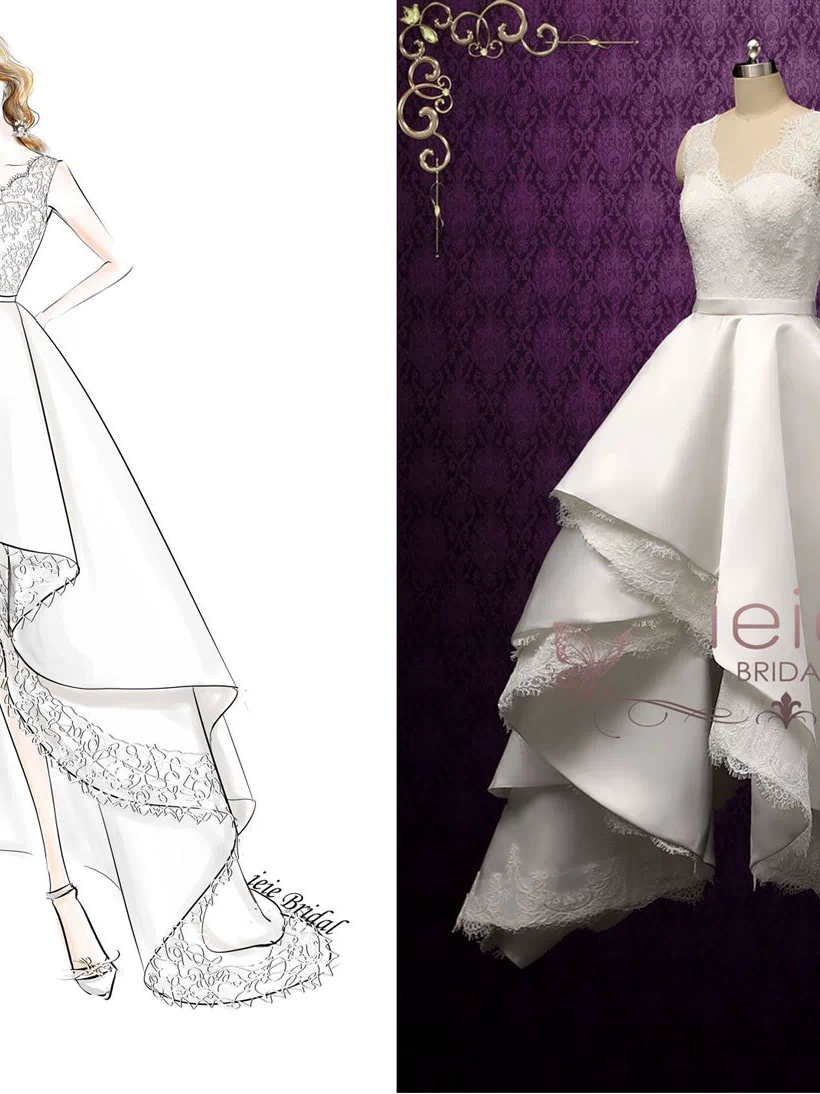 Design Your Own Custom Wedding Dress (Bespoke Bridal Gown)