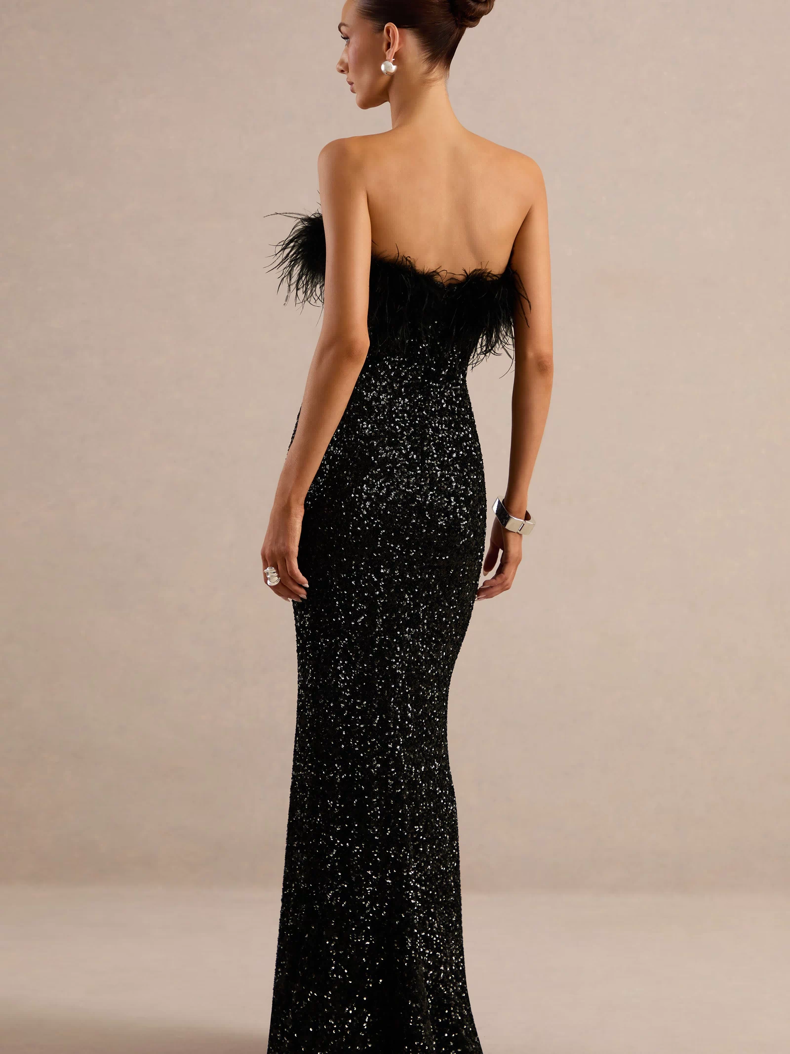 ECM_HR_CL137047002 - Daze _ Black Sequin Bandeau Maxi Dress With Feather-Trim 5.jpg
