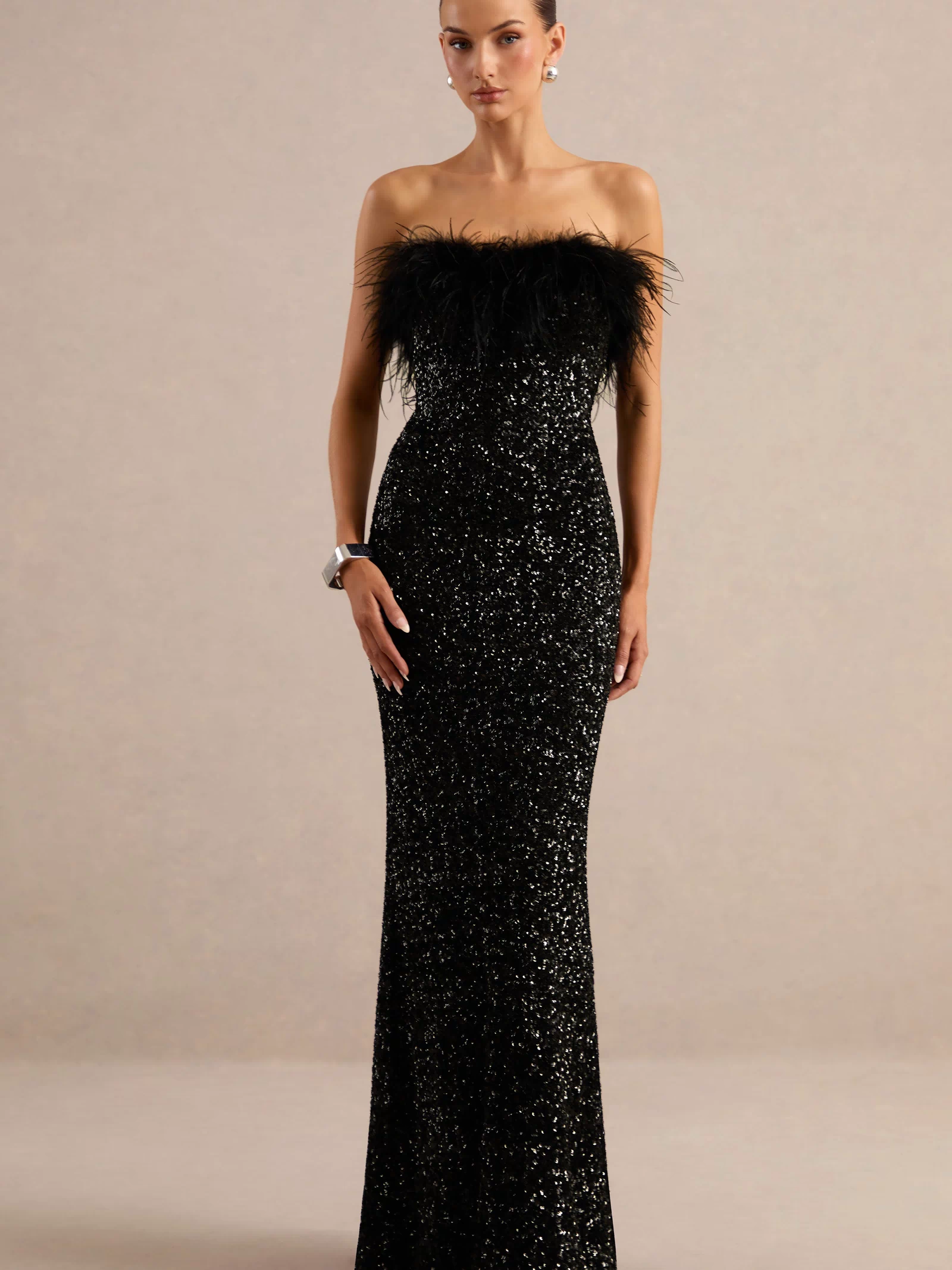 ECM_HR_CL137047002 - Daze _ Black Sequin Bandeau Maxi Dress With Feather-Trim 0.jpg