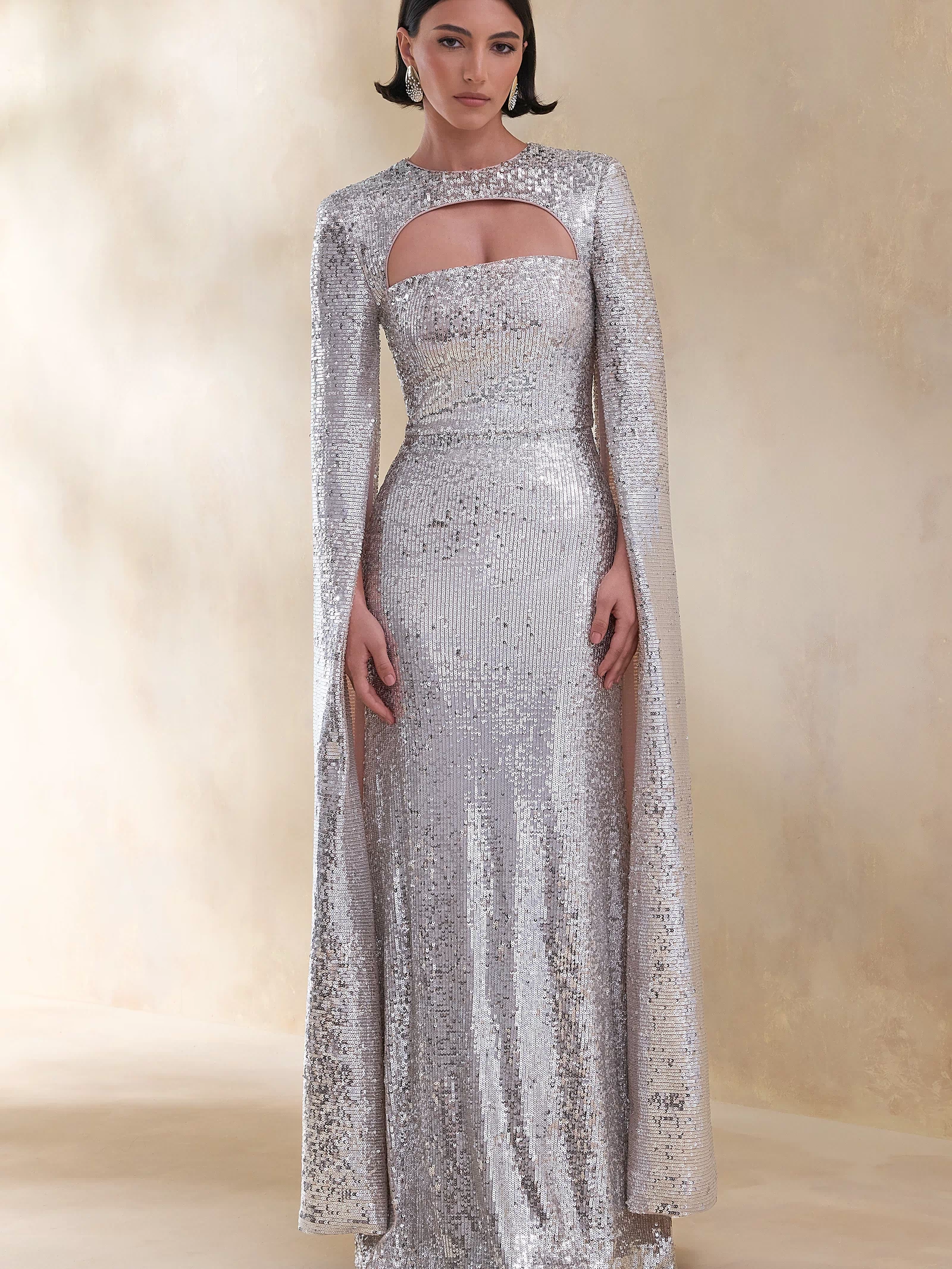 ECM_HR_CL136687013 Devora _ Silver Sequin Crew-Neck Maxi Dress With Cape Sleeves 1 (1).jpg