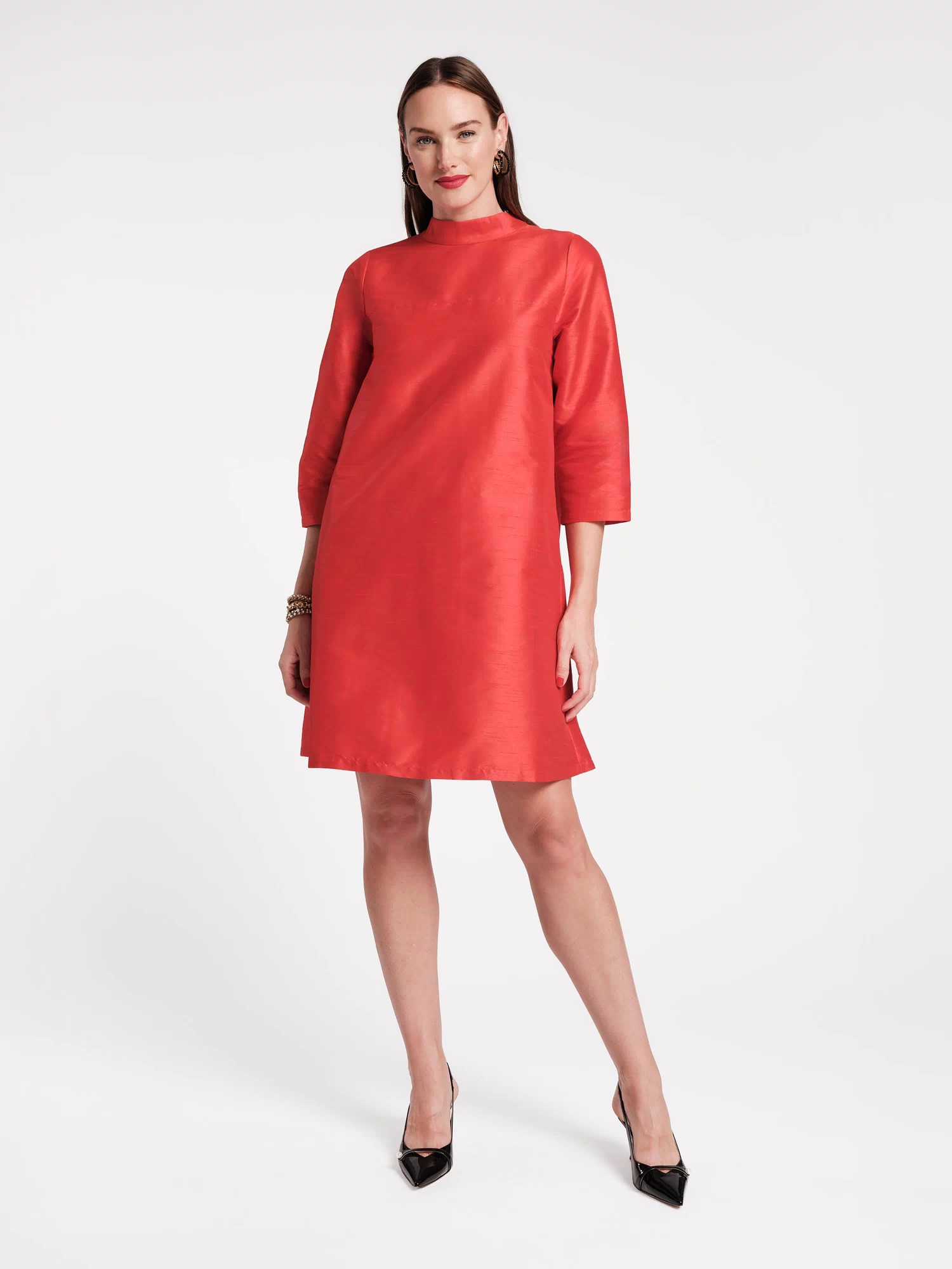 Diplomat Mini Dress - Red