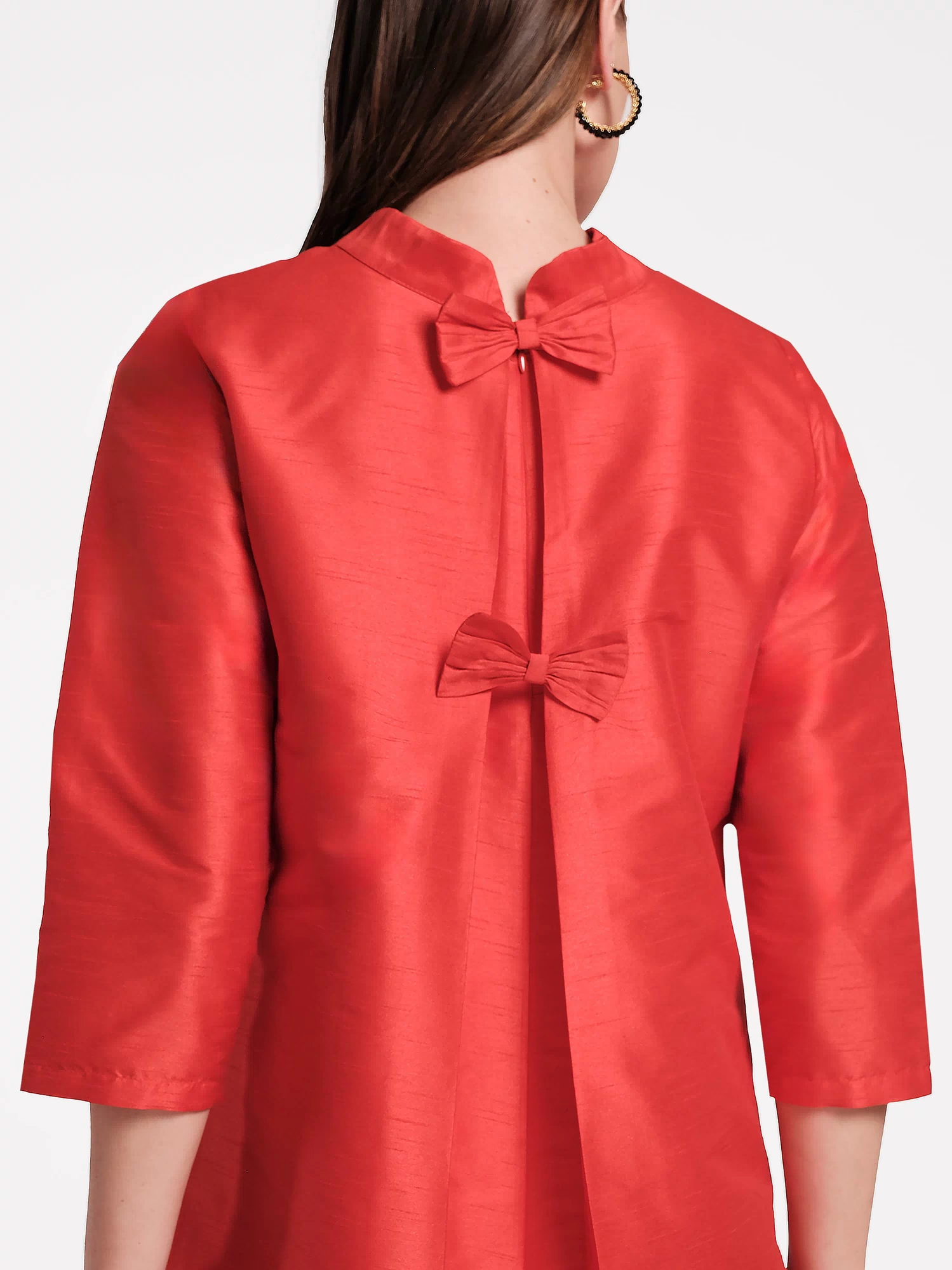 Diplomat Mini Dress - Red Dresses Frances Valentine
