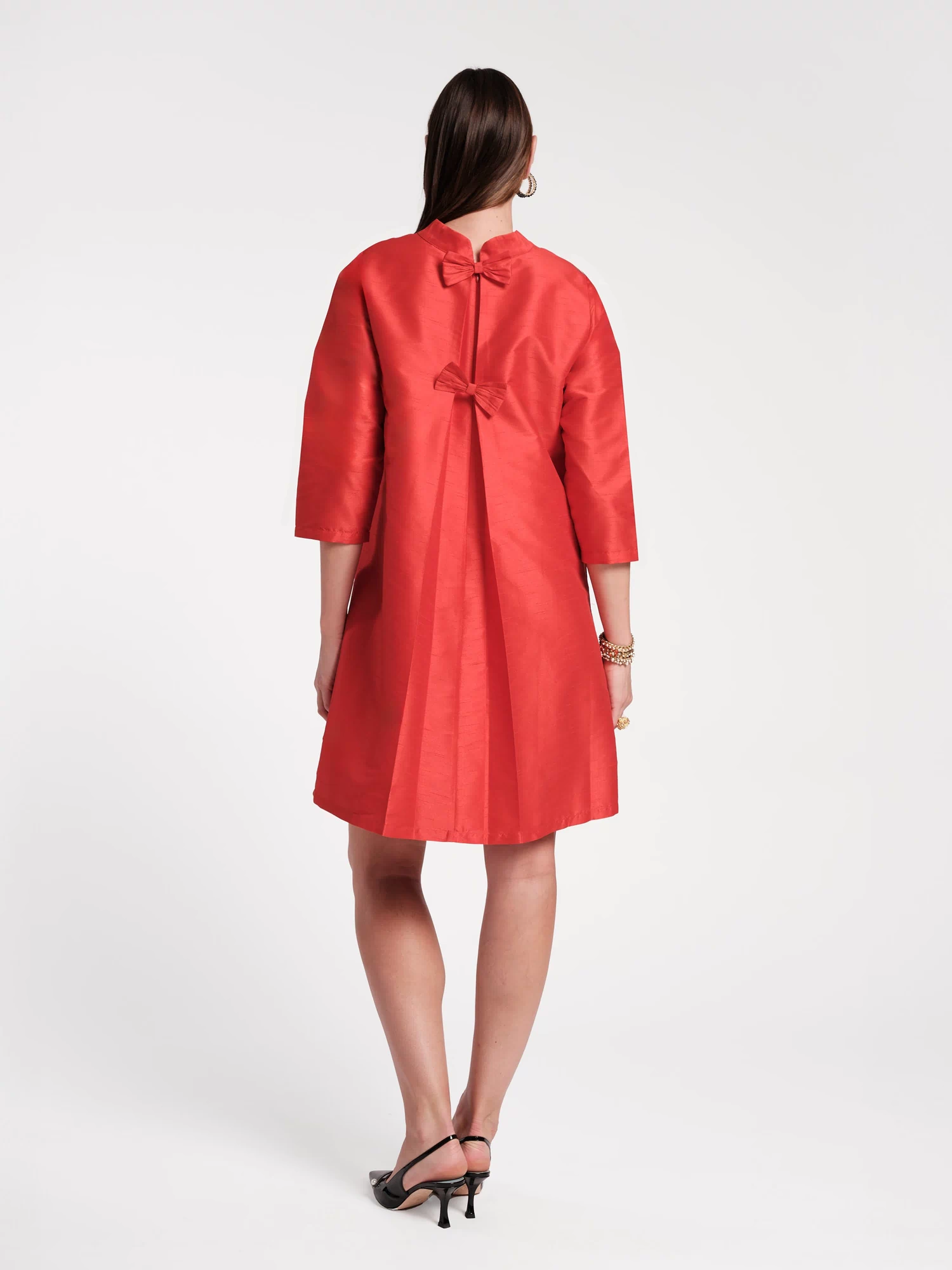 Diplomat Mini Dress - Red Dresses Frances Valentine