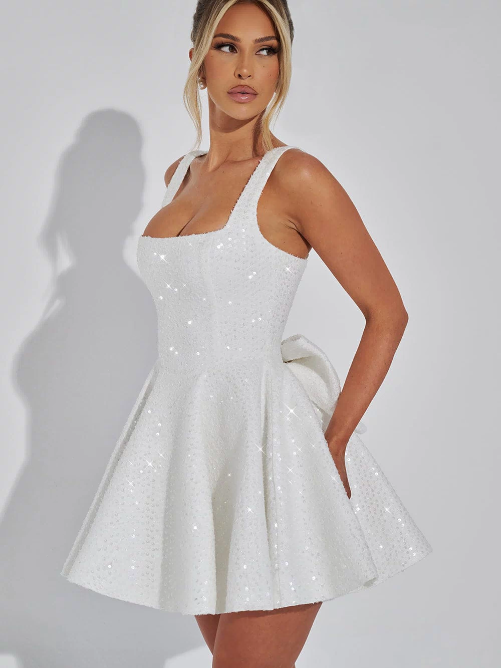 Dorothy Mini Dress - Ivory Dress Babyboo Fashion Premium Exclusive Design