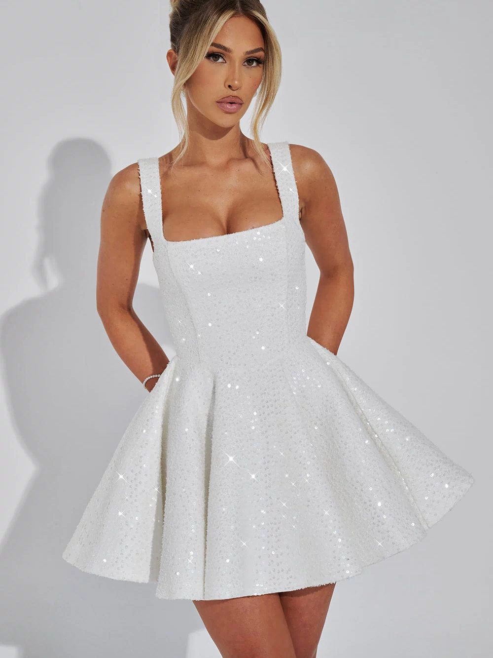 Dorothy Mini Dress - Ivory Dress Babyboo Fashion Premium Exclusive Design