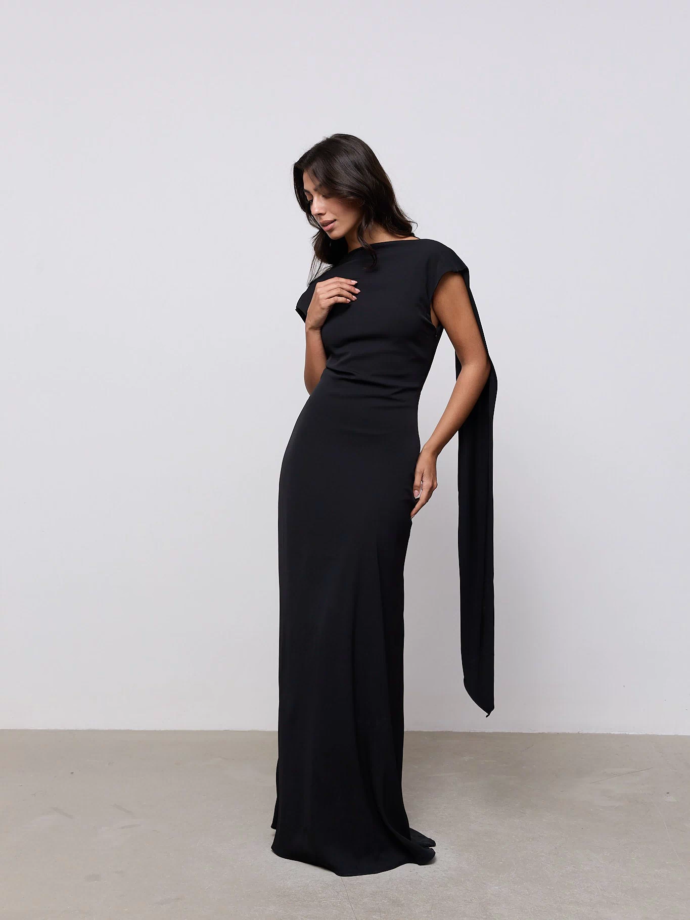 Drape Maxi Dress