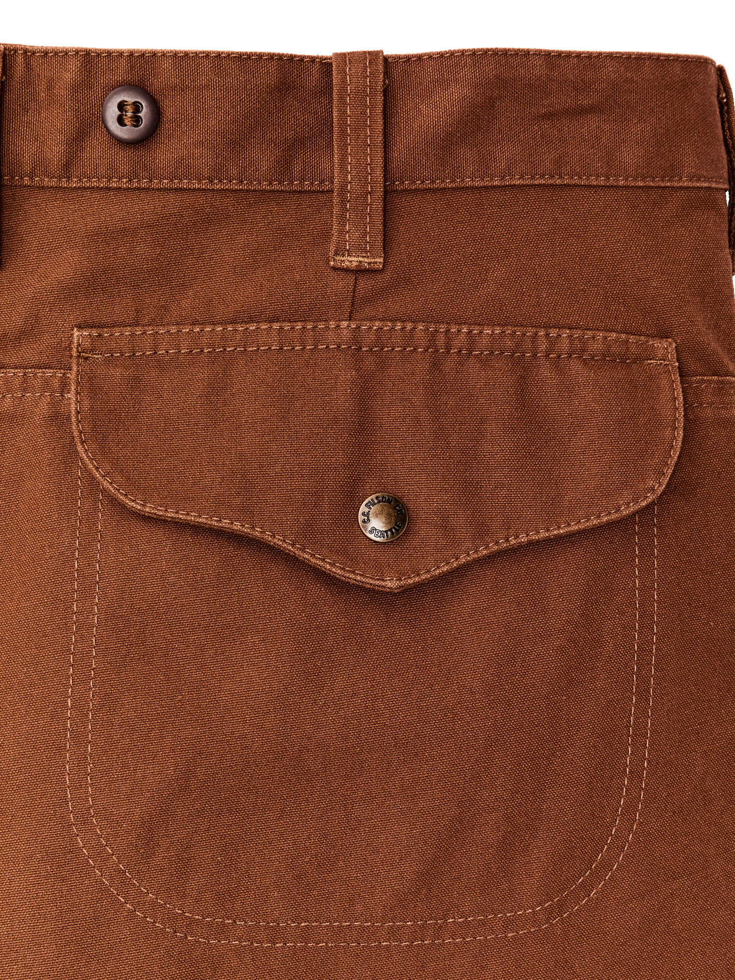 Dry Tin Cloth Shorts - Whiskey