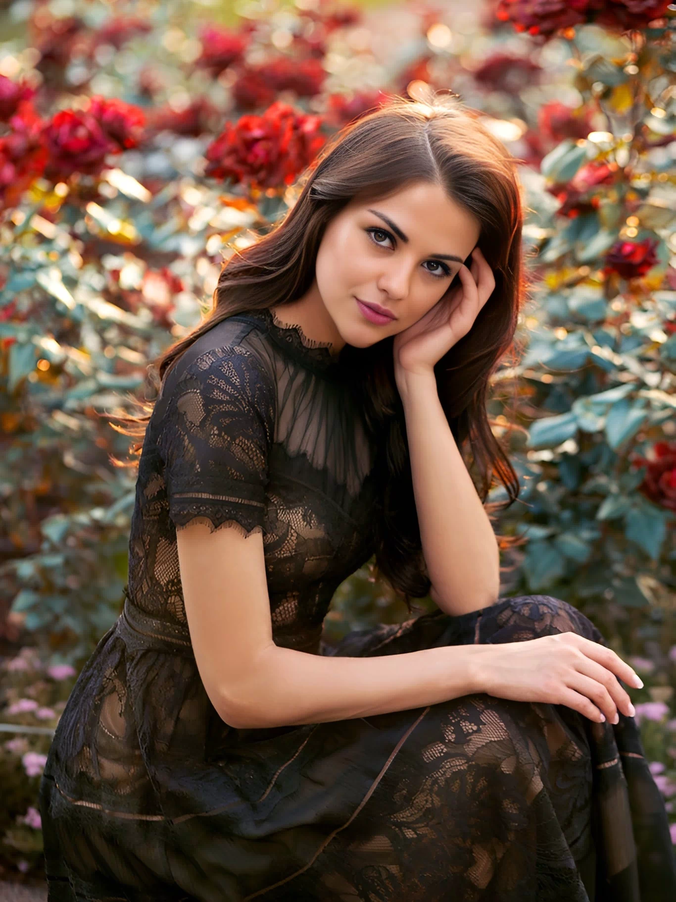 Cocktail Dresses Midi Lace Formal Black Cocktail Dress  Black